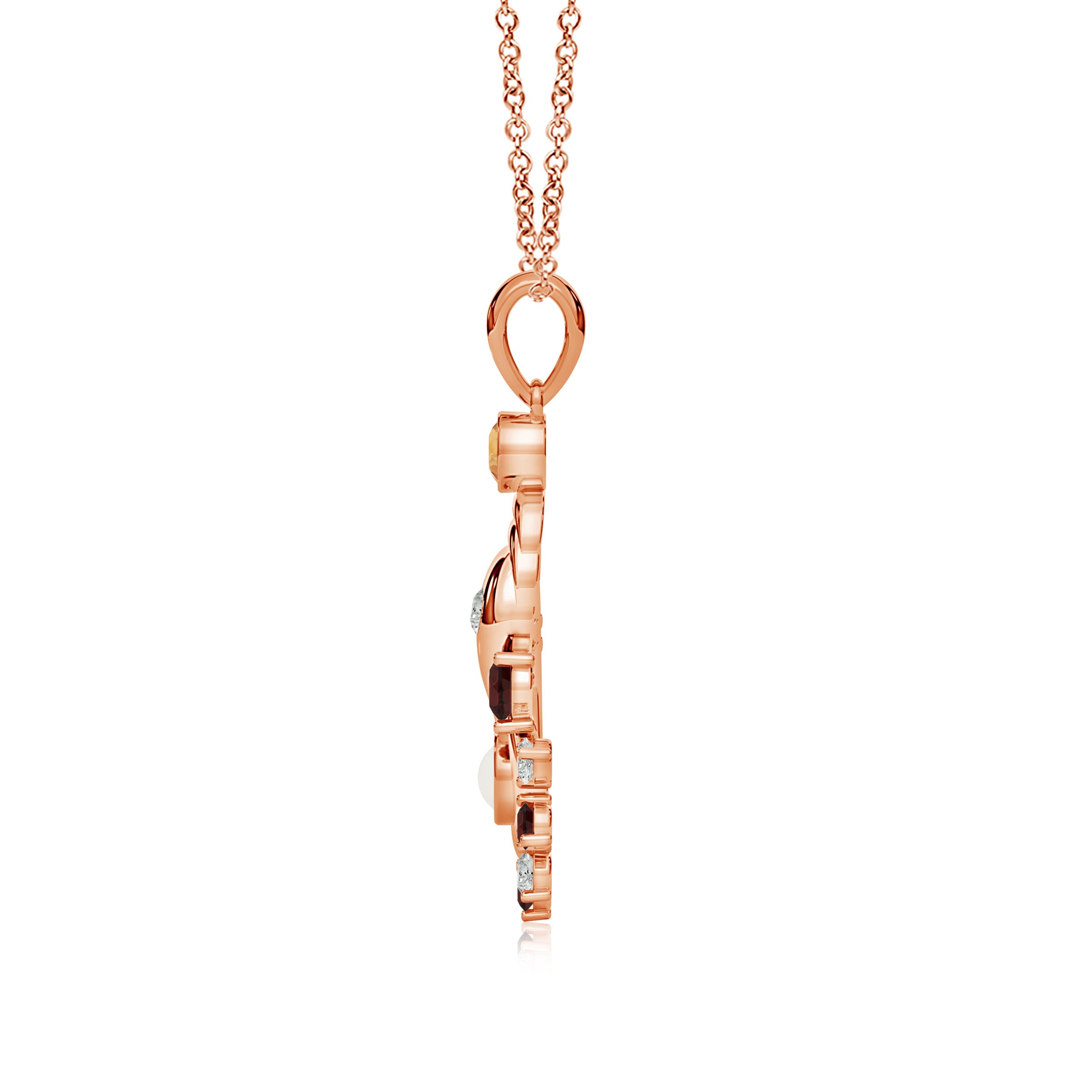 A / 0.72 CT / 14 KT Rose Gold