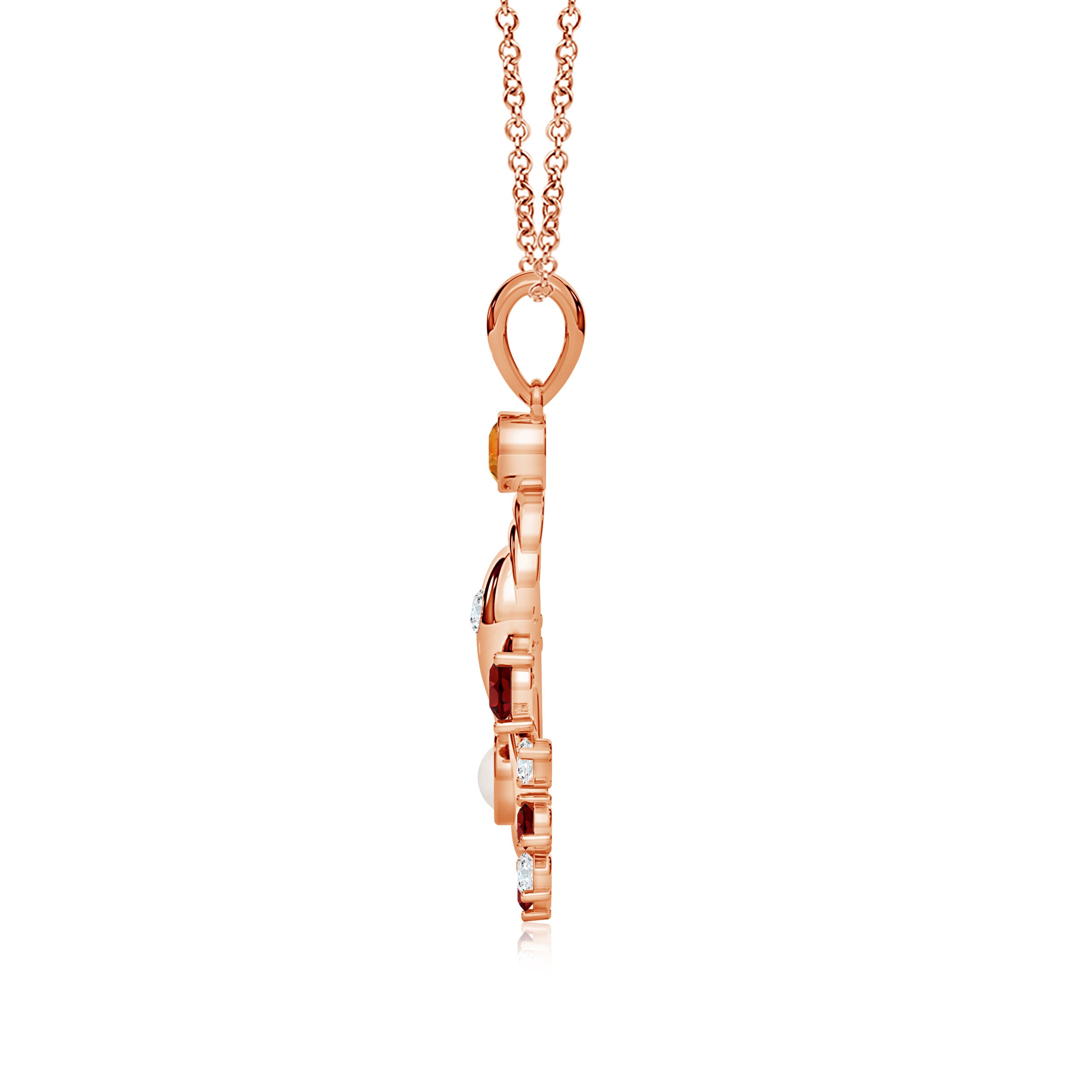 AAAA / 0.72 CT / 14 KT Rose Gold