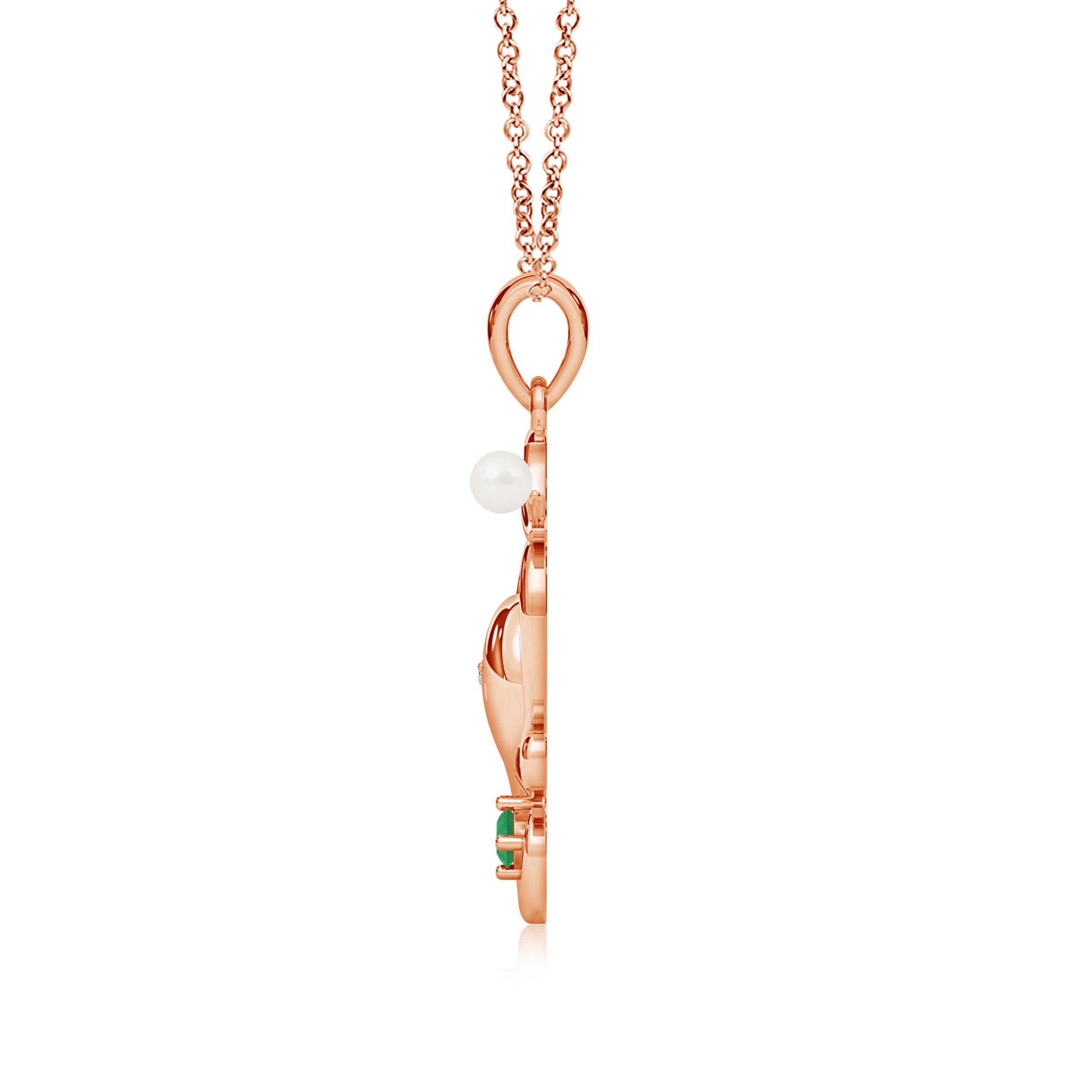 A / 0.36 CT / 14 KT Rose Gold