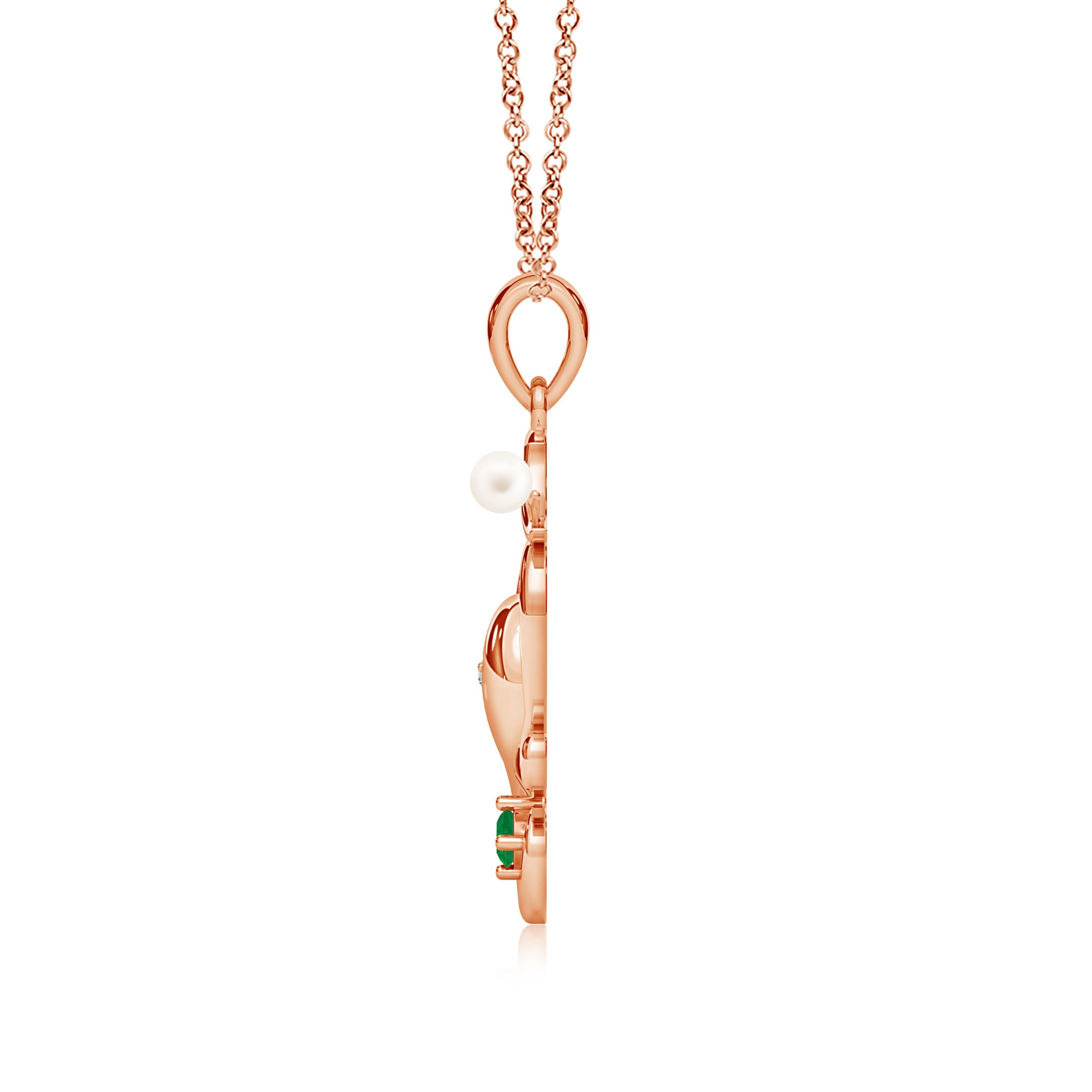 AA / 0.36 CT / 14 KT Rose Gold