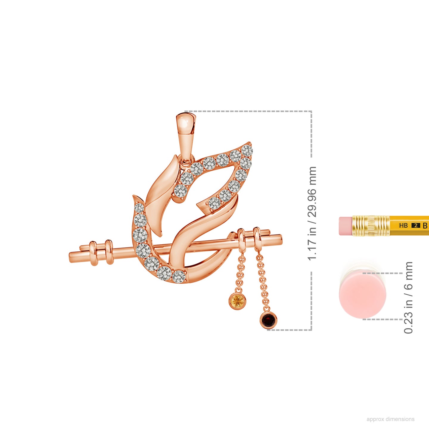 The Krishna Bansuri pendant