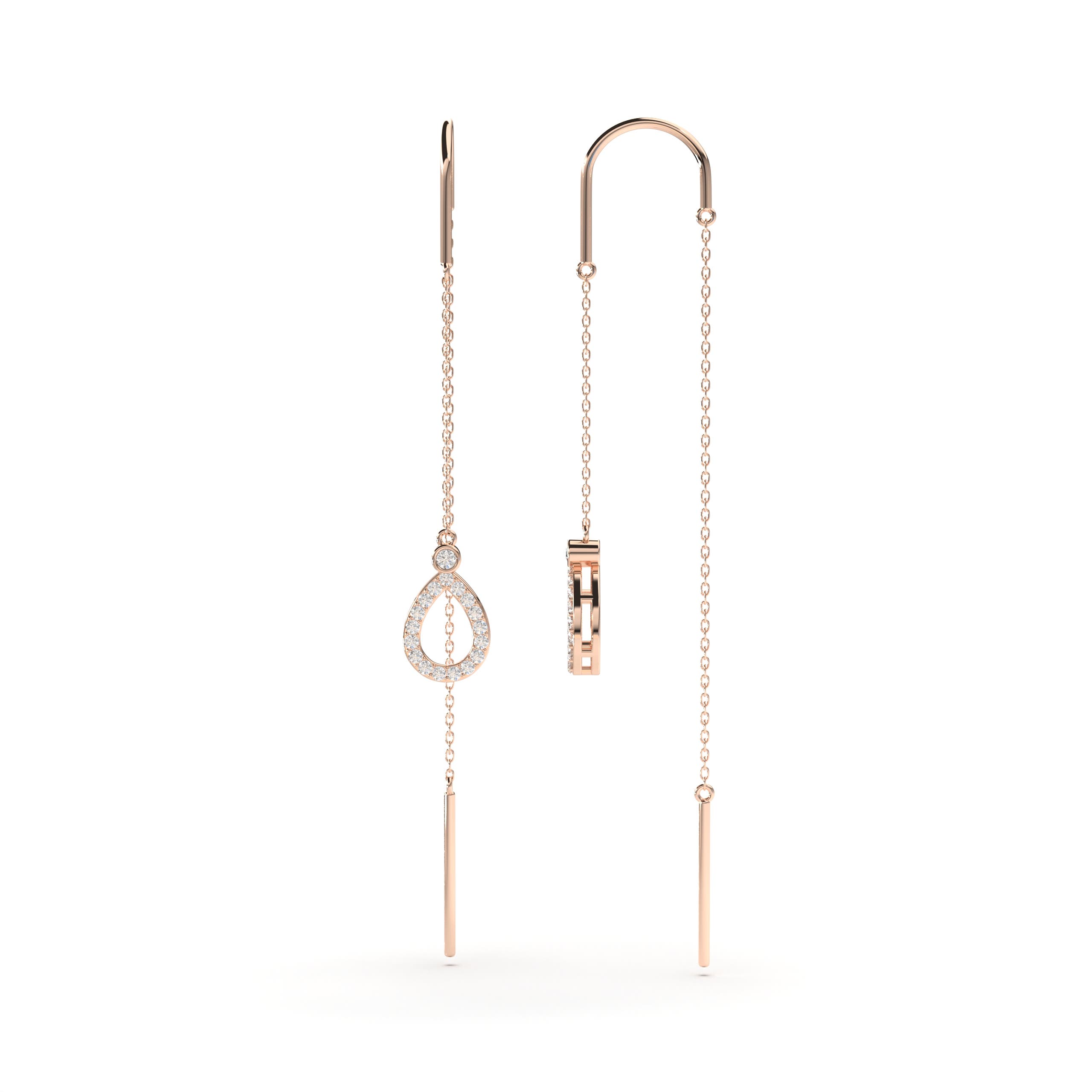 K, I3 / 0.3 CT / 14 KT Rose Gold