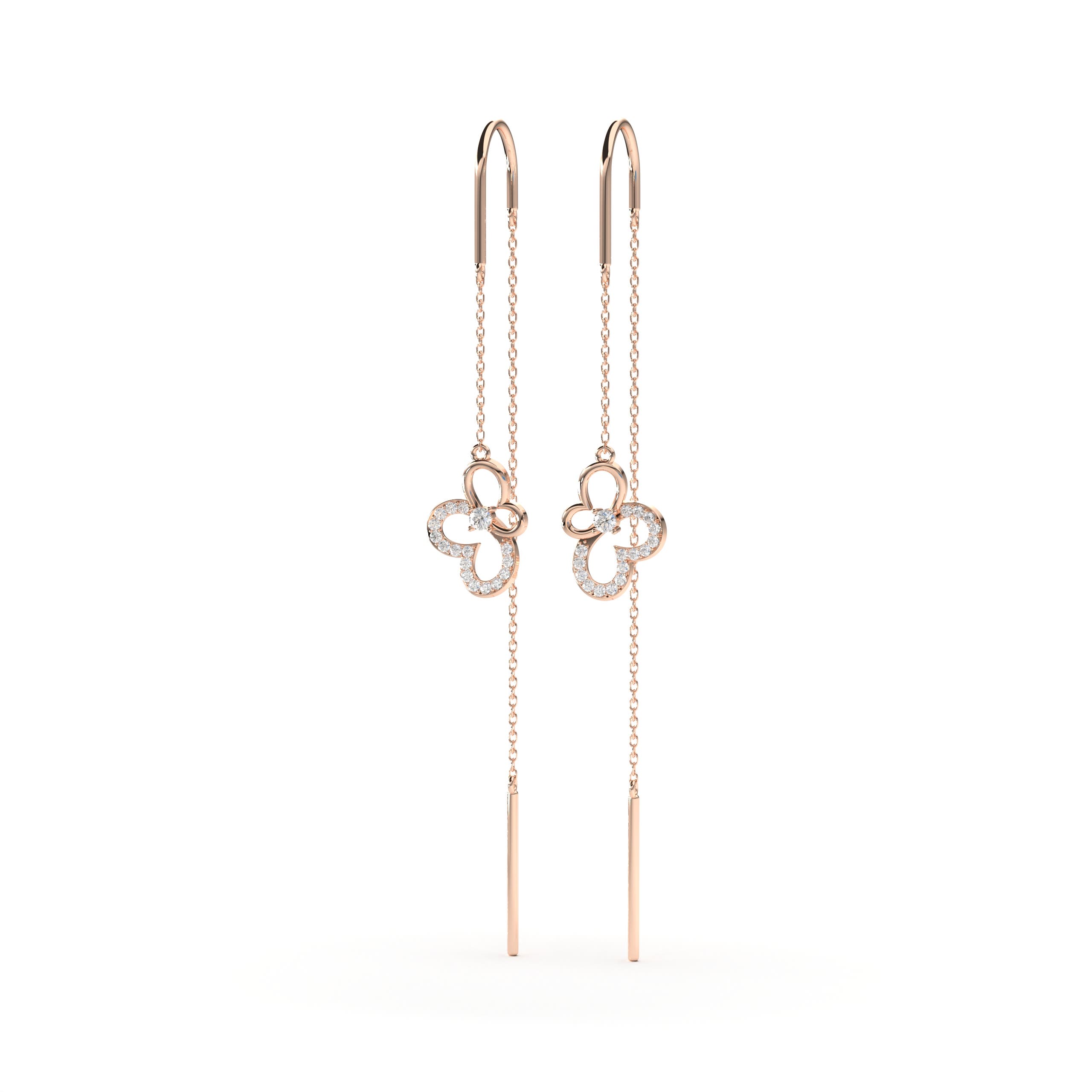 K, I3 / 0.23 CT / 14 KT Rose Gold