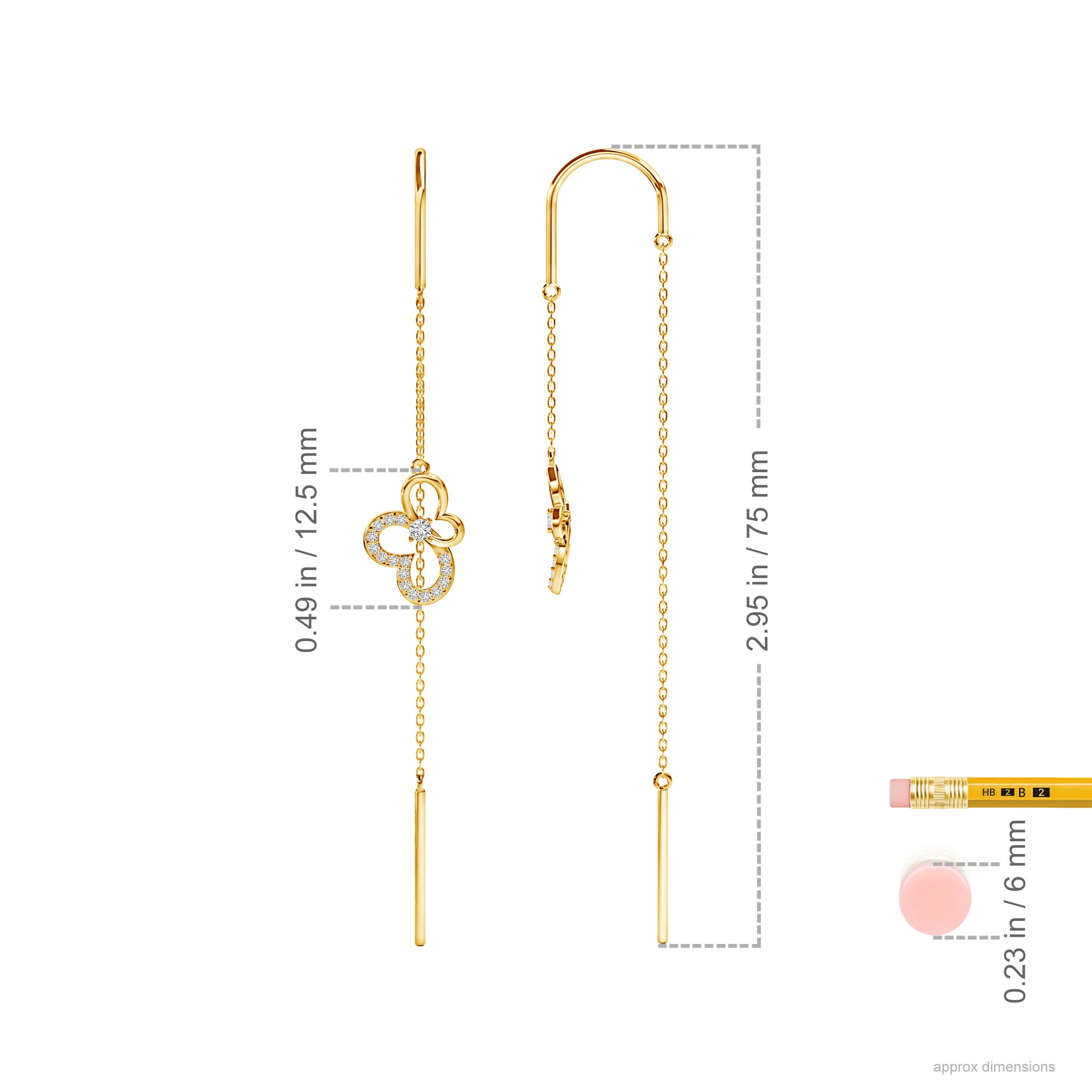 H, SI2 / 0.23 CT / 14 KT Yellow Gold