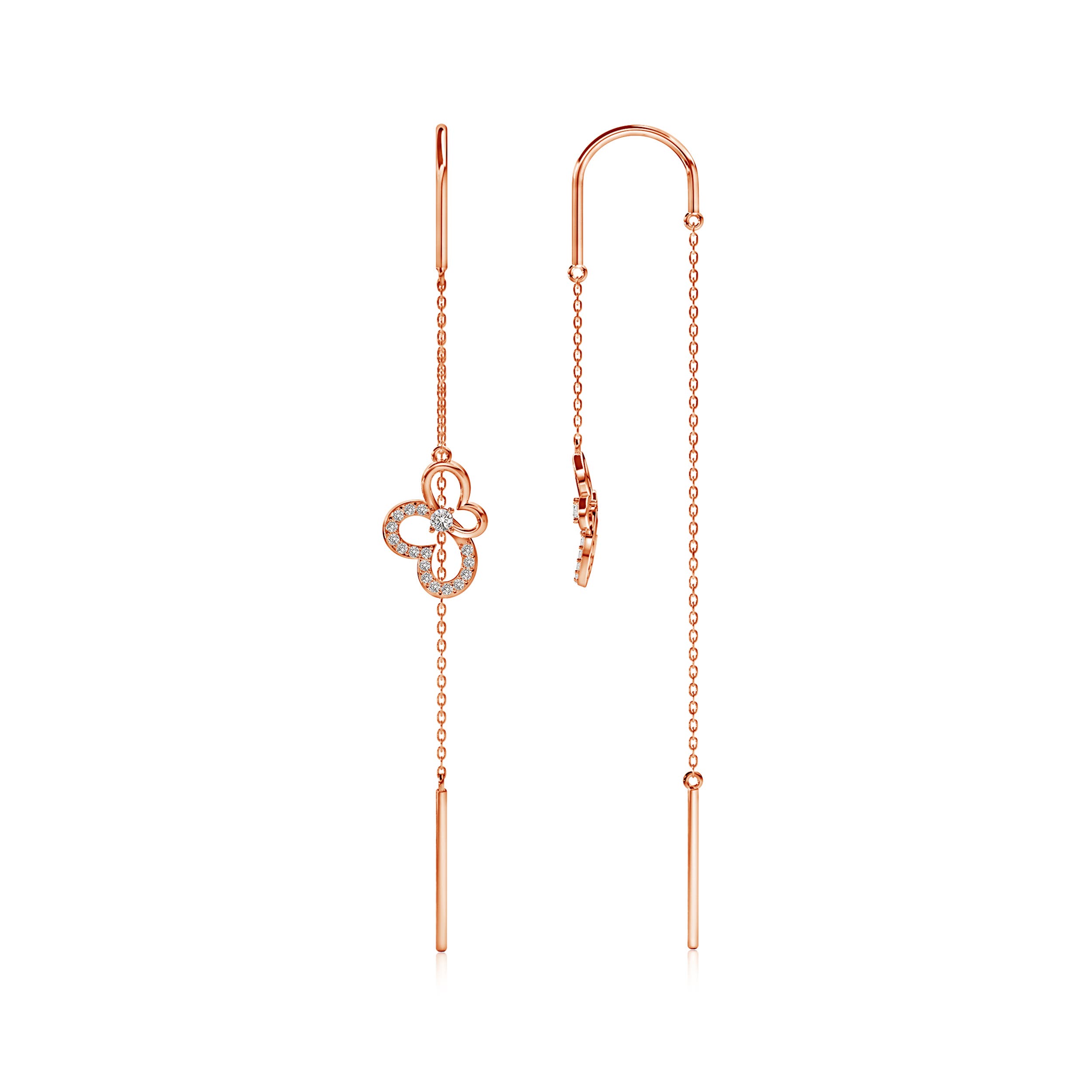 I-J, I1-I2 / 0.23 CT / 14 KT Rose Gold