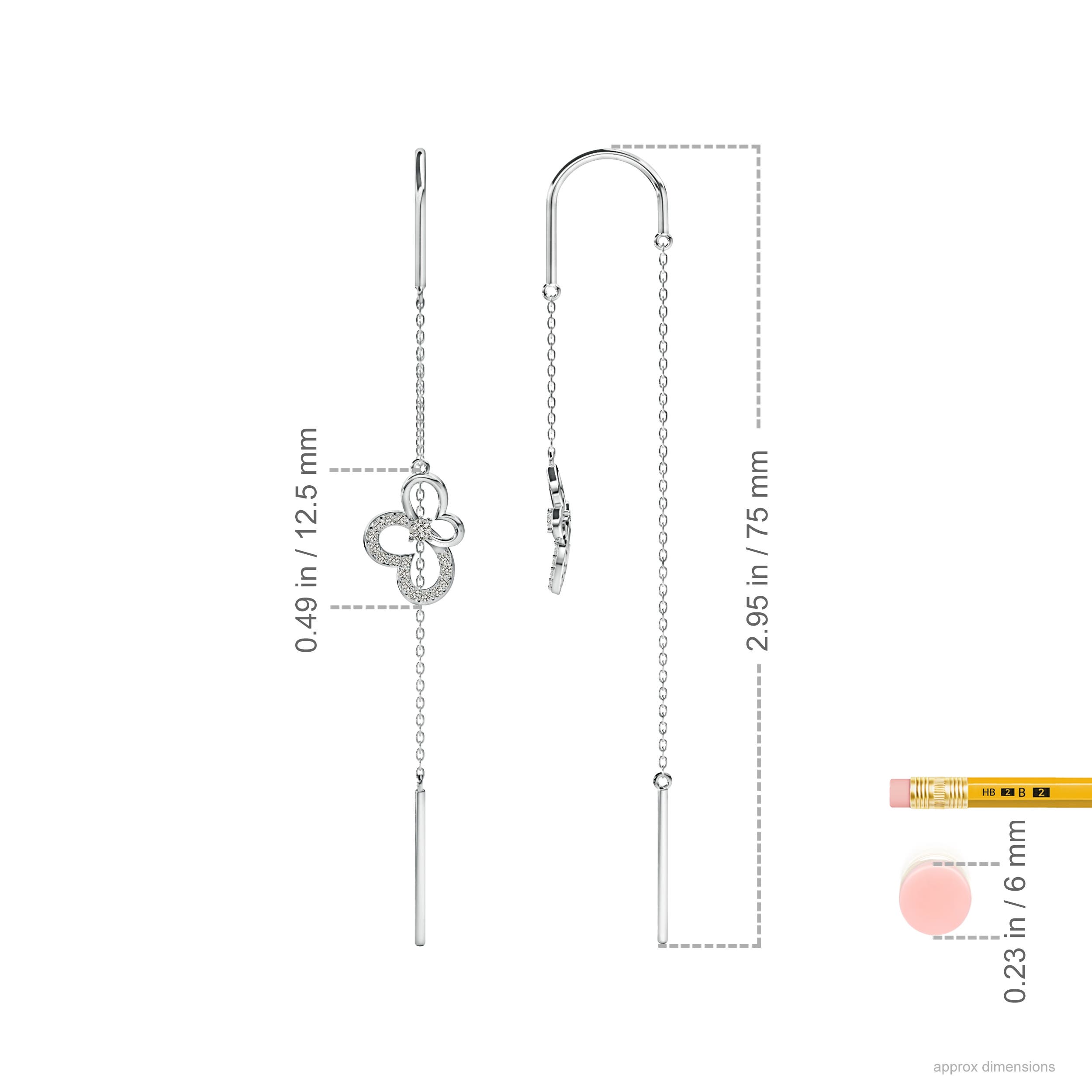 K, I3 / 0.23 CT / 14 KT White Gold