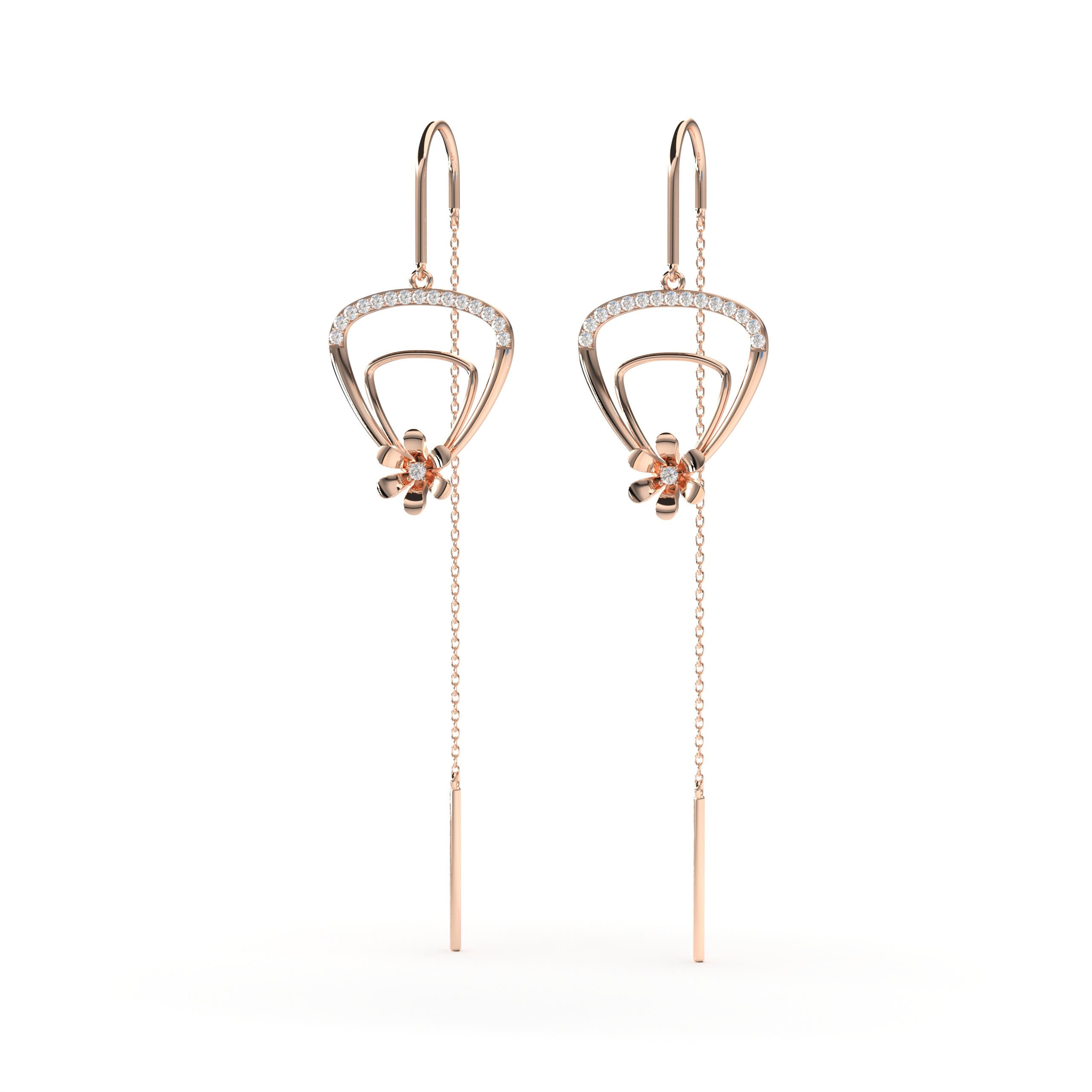 K, I3 / 0.27 CT / 14 KT Rose Gold