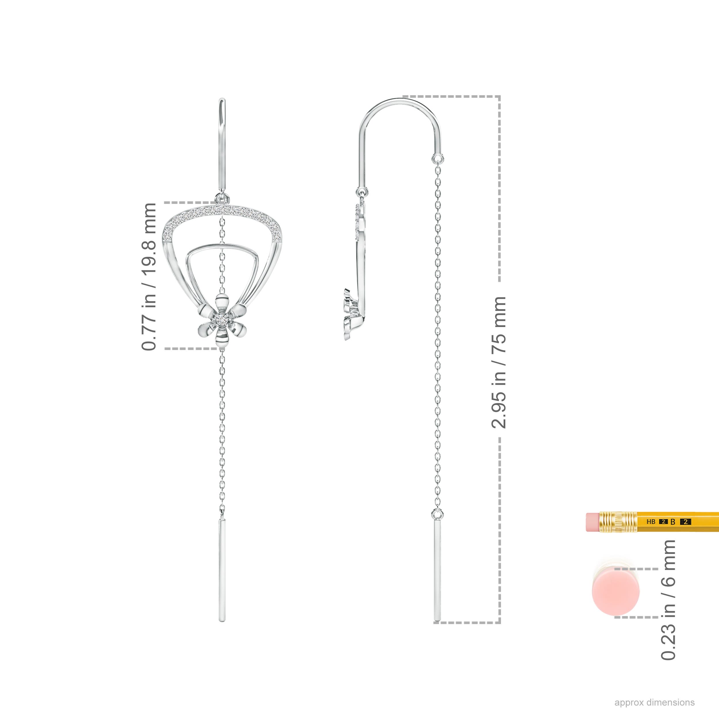 H, SI2 / 0.27 CT / 14 KT White Gold