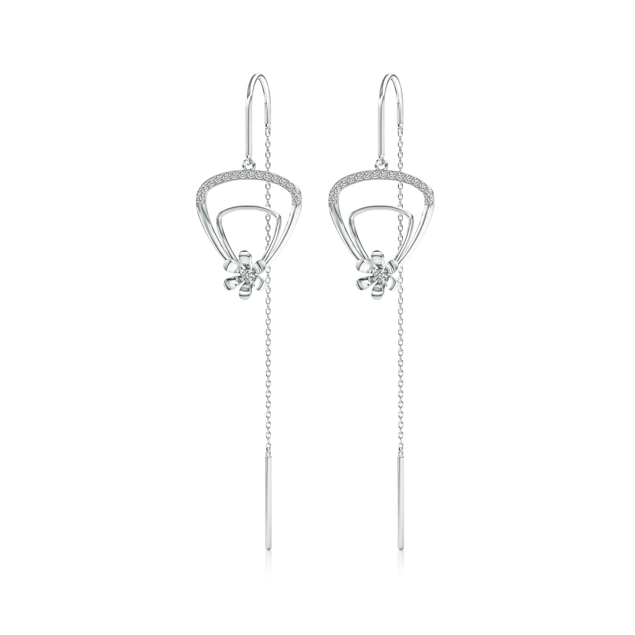 K, I3 / 0.27 CT / 14 KT White Gold