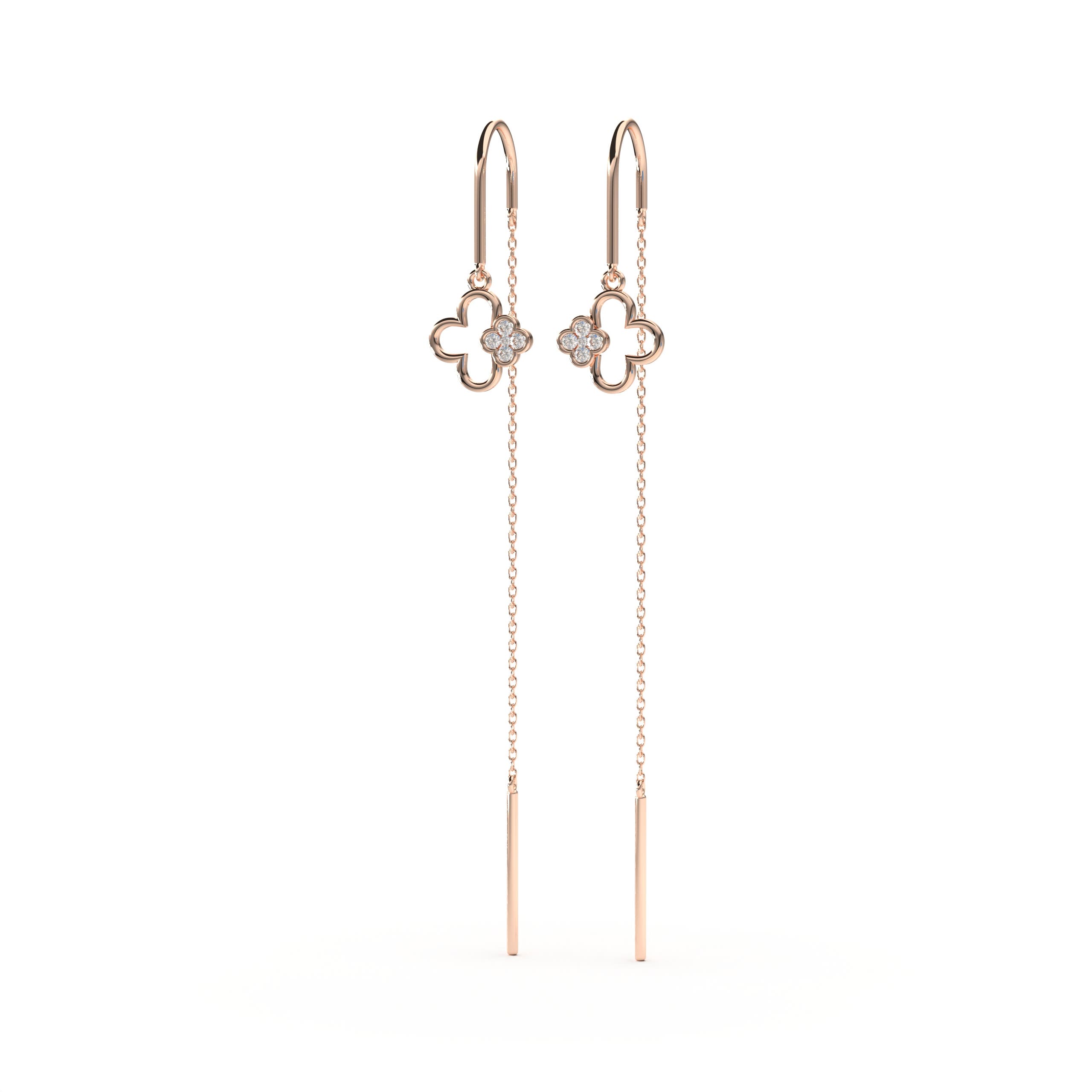 K, I3 / 0.12 CT / 14 KT Rose Gold