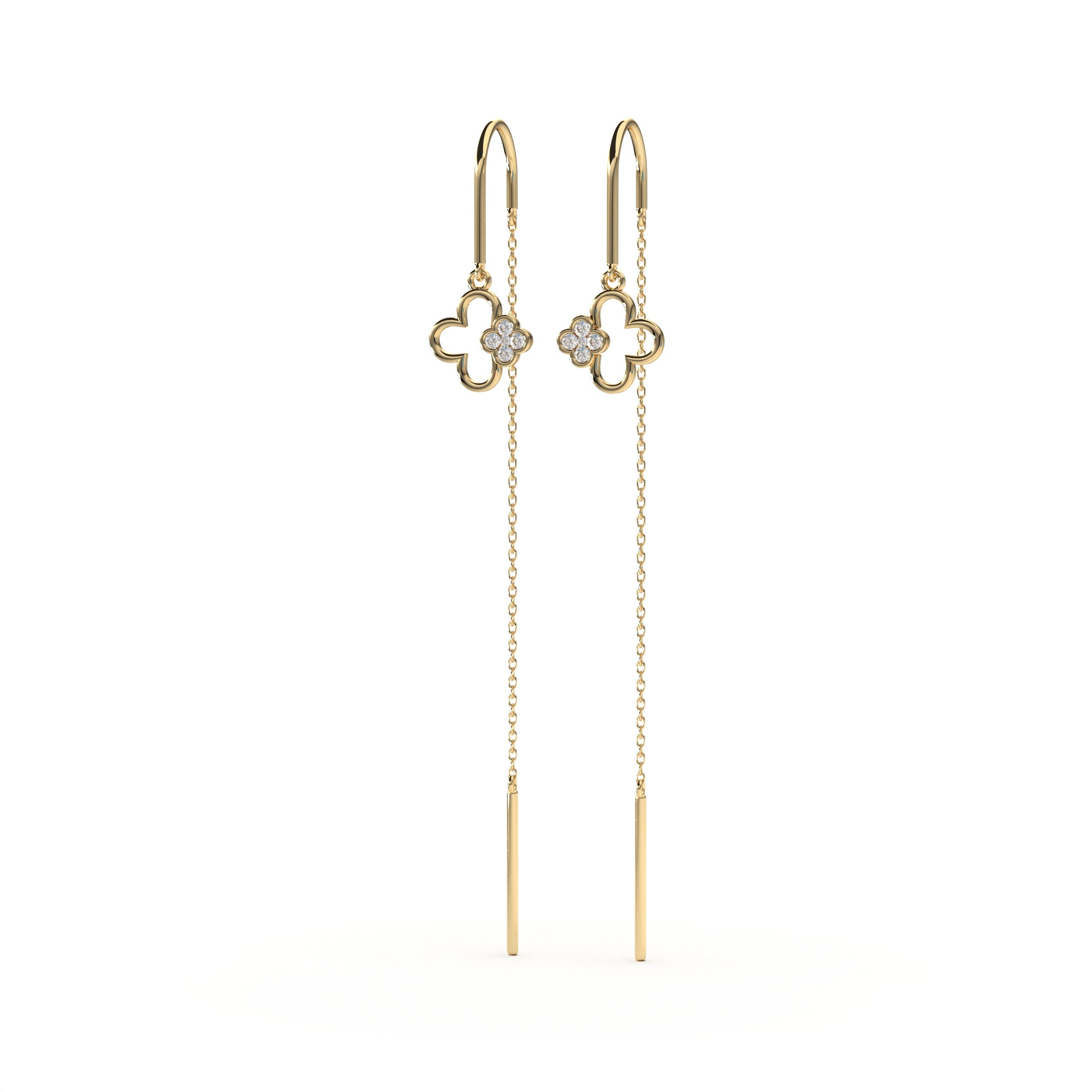 K, I3 / 0.12 CT / 14 KT Yellow Gold