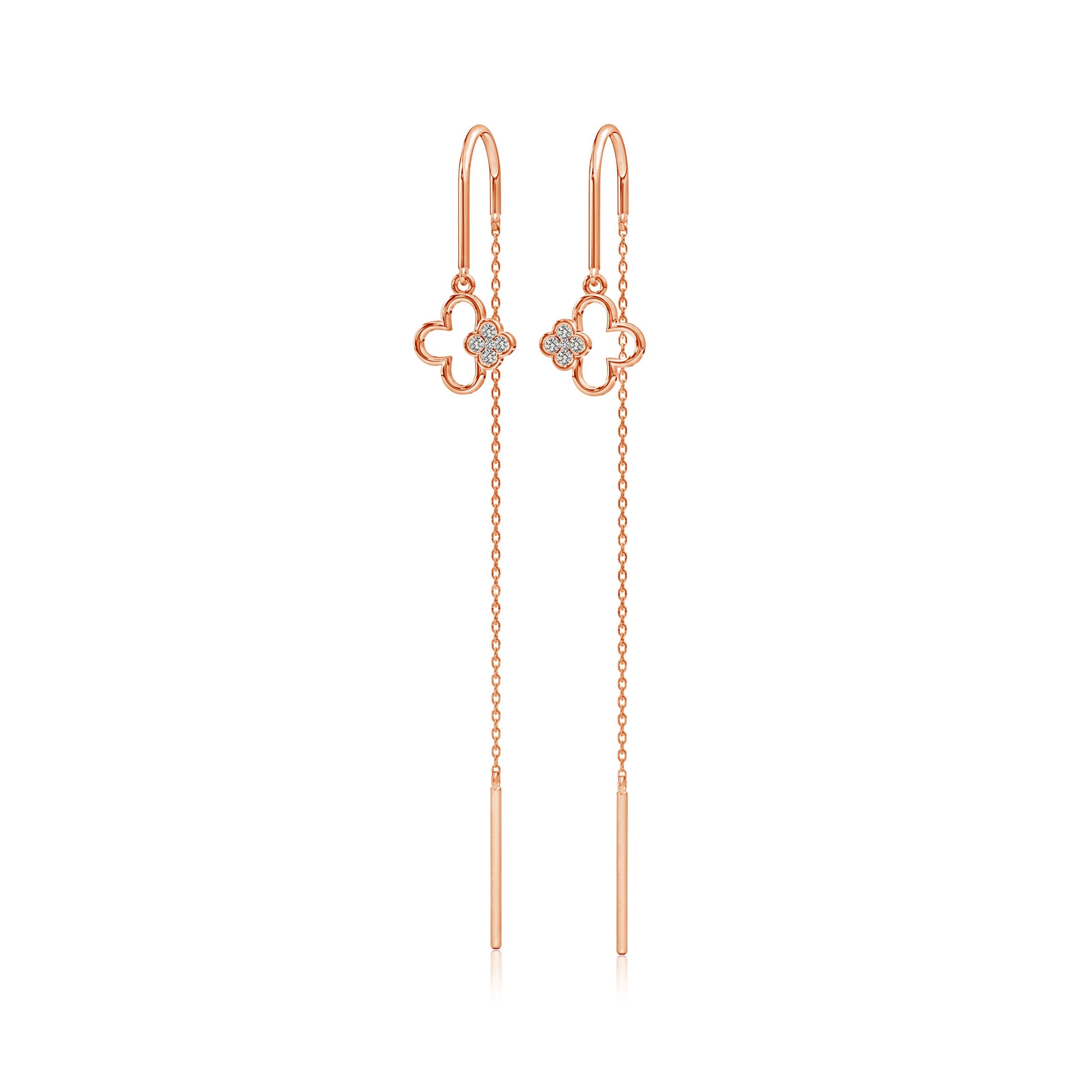 K, I3 / 0.12 CT / 14 KT Rose Gold