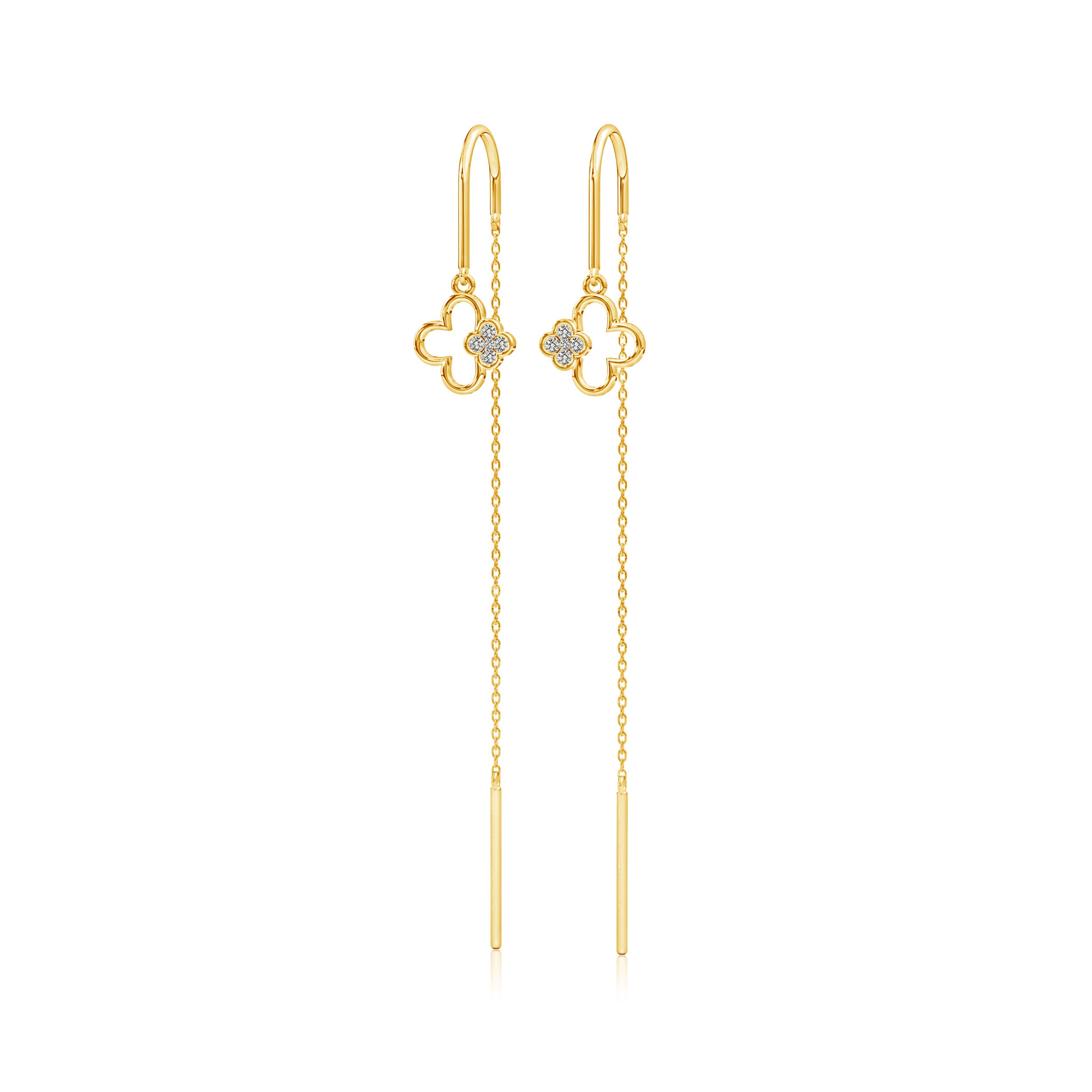 K, I3 / 0.12 CT / 14 KT Yellow Gold