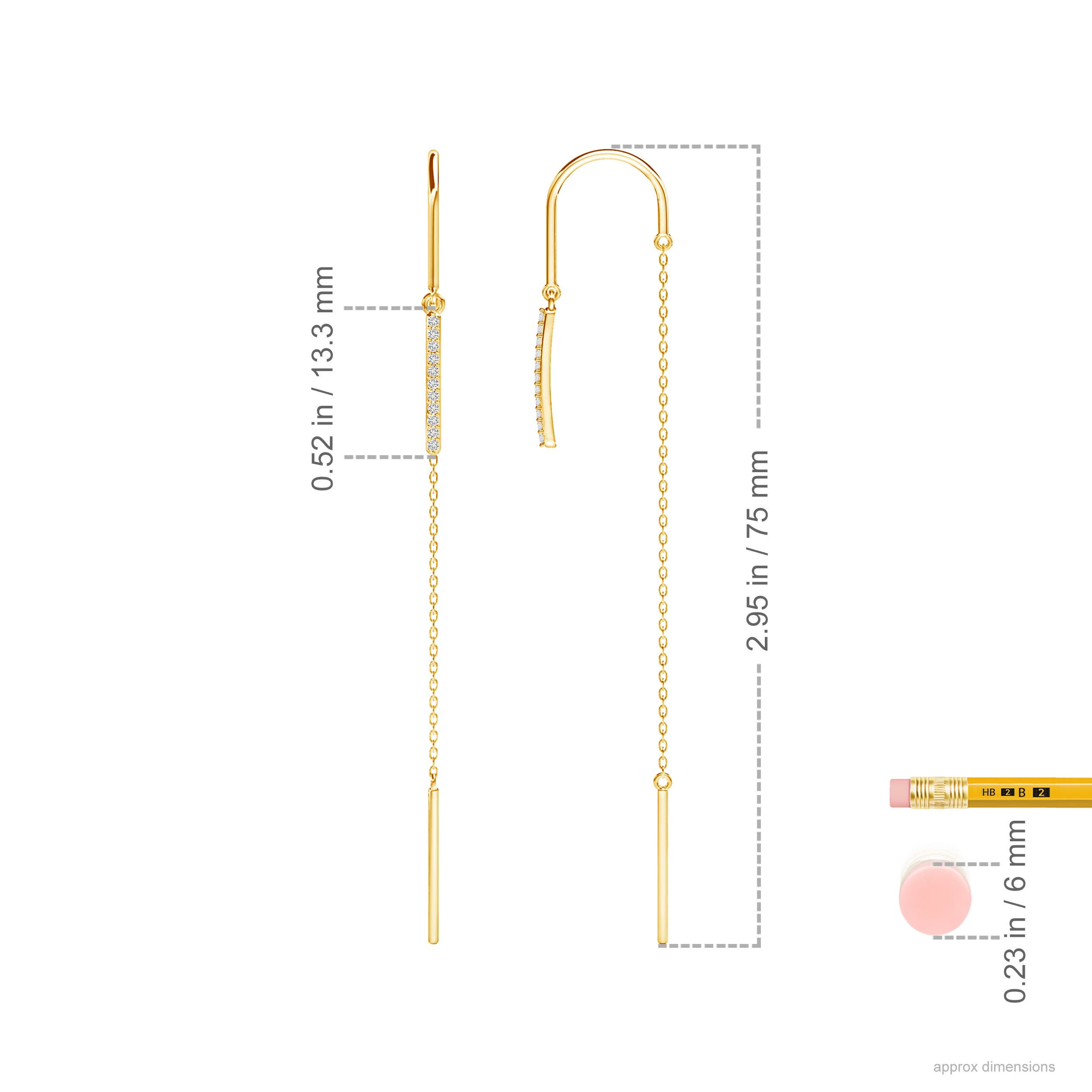 H, SI2 / 0.11 CT / 14 KT Yellow Gold