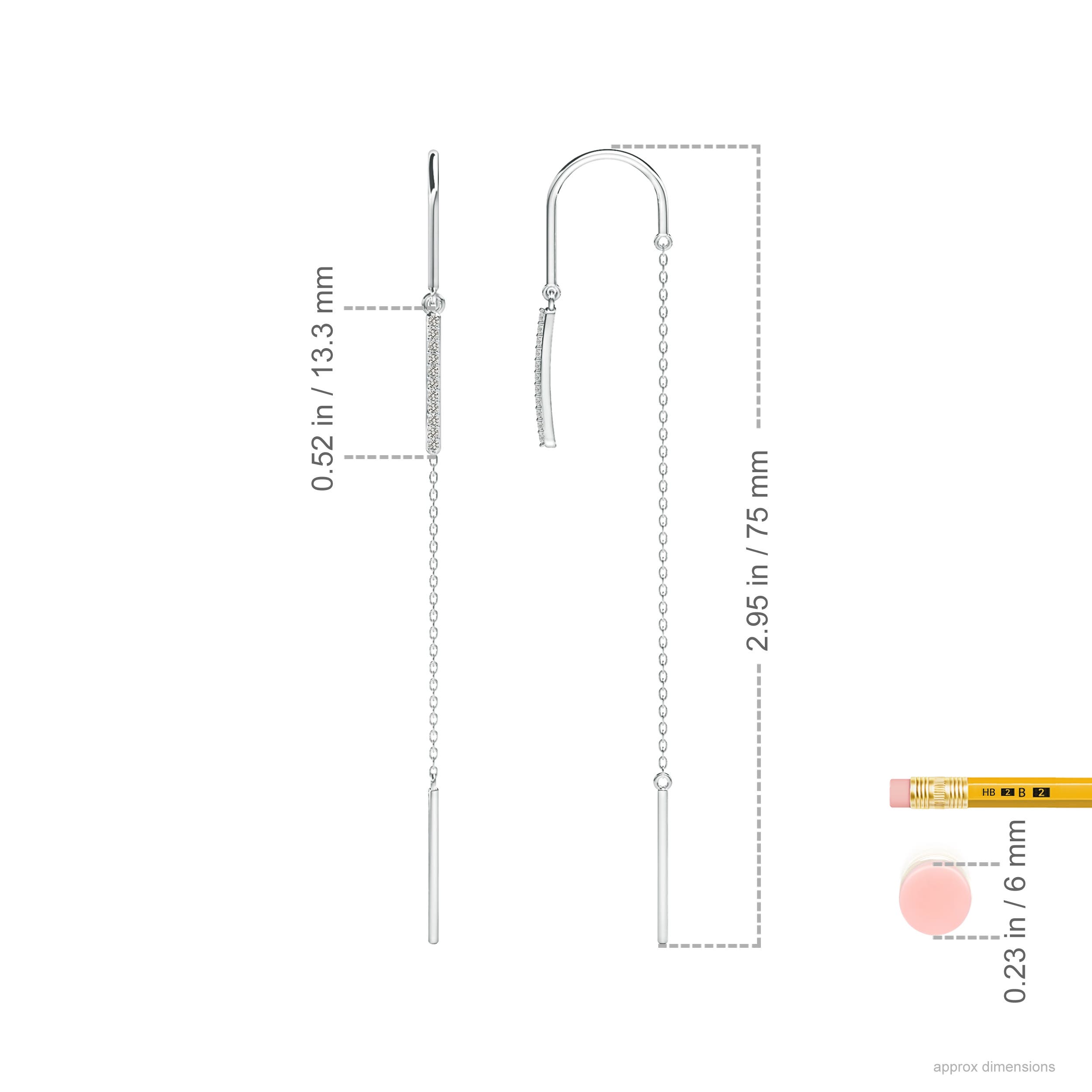 K, I3 / 0.11 CT / 14 KT White Gold