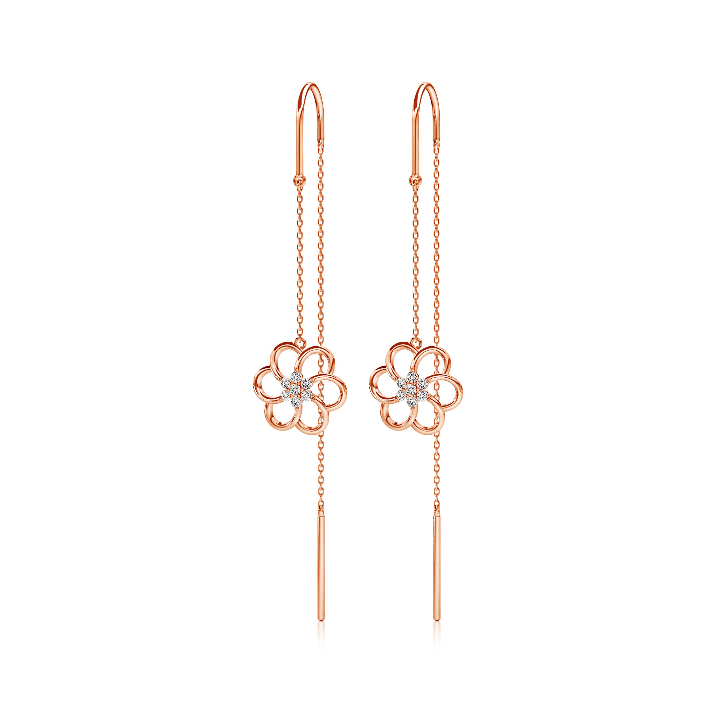 I-J, I1-I2 / 0.2 CT / 14 KT Rose Gold