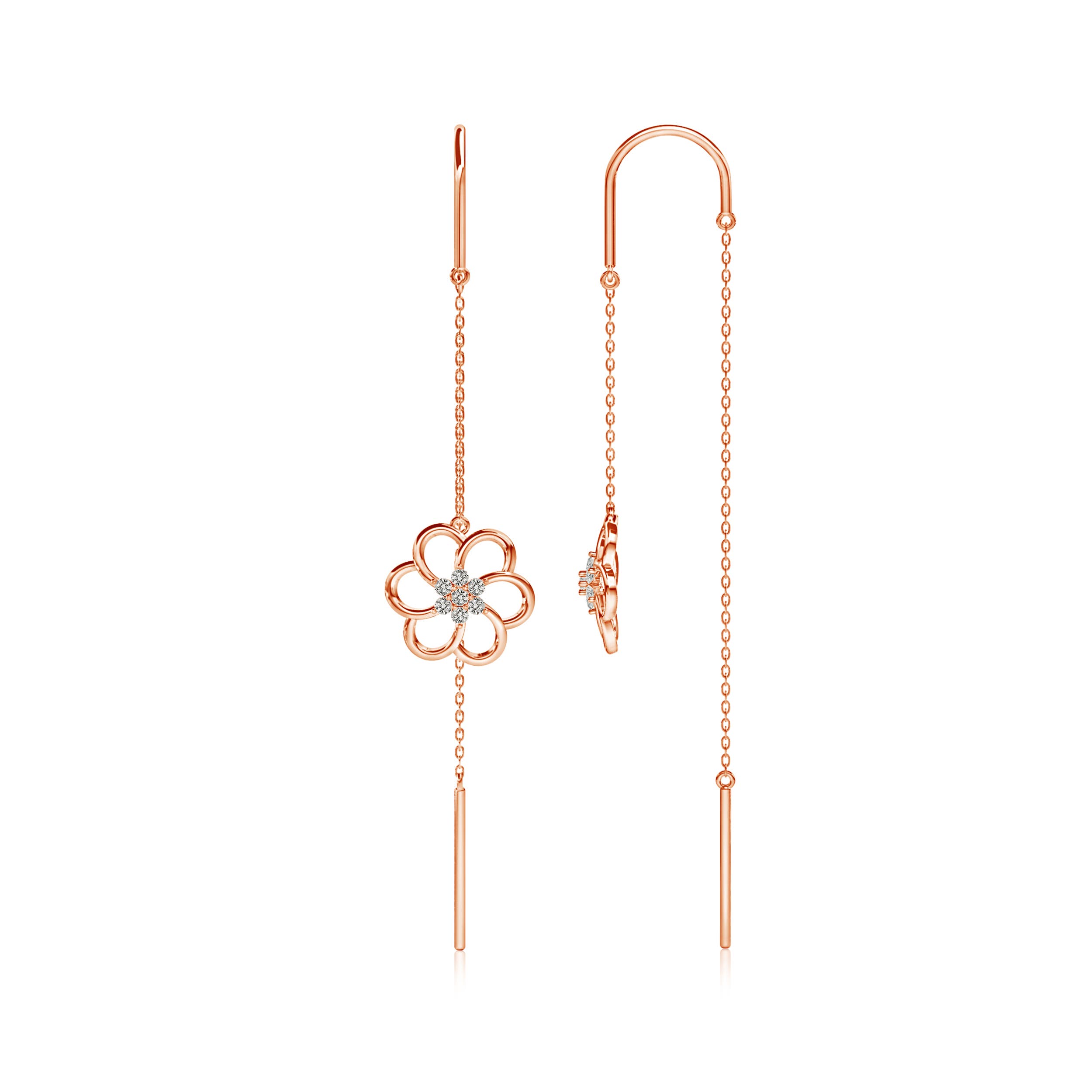 K, I3 / 0.2 CT / 14 KT Rose Gold