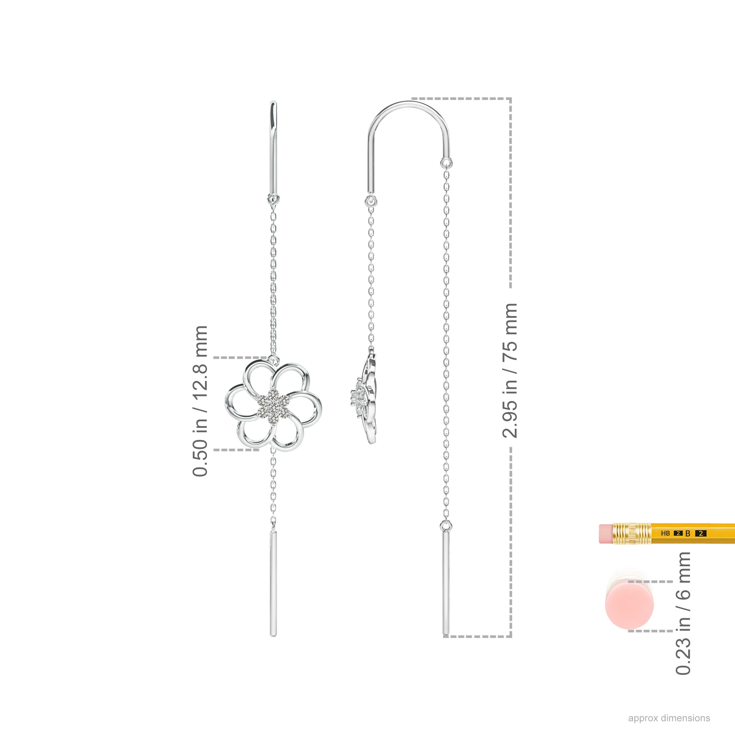 K, I3 / 0.2 CT / 14 KT White Gold