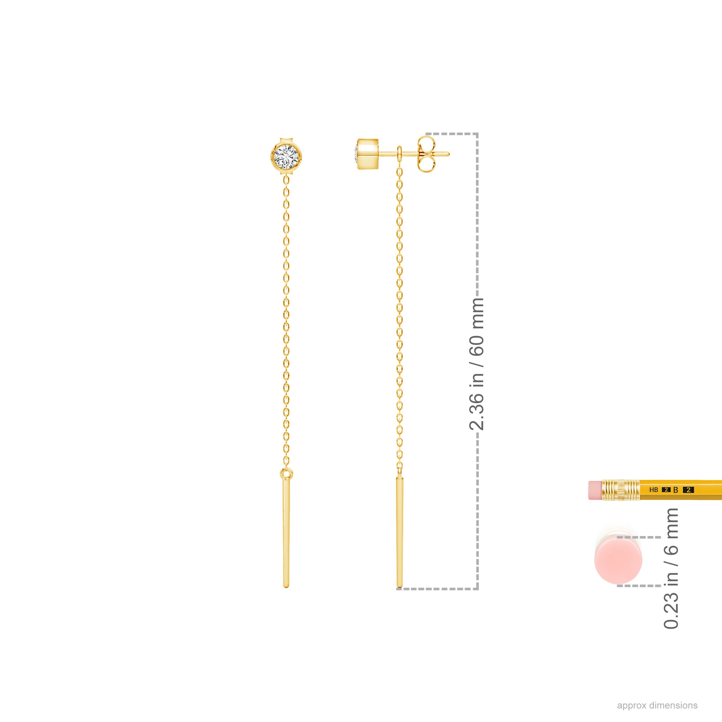 H, SI2 / 0.21 CT / 14 KT Yellow Gold