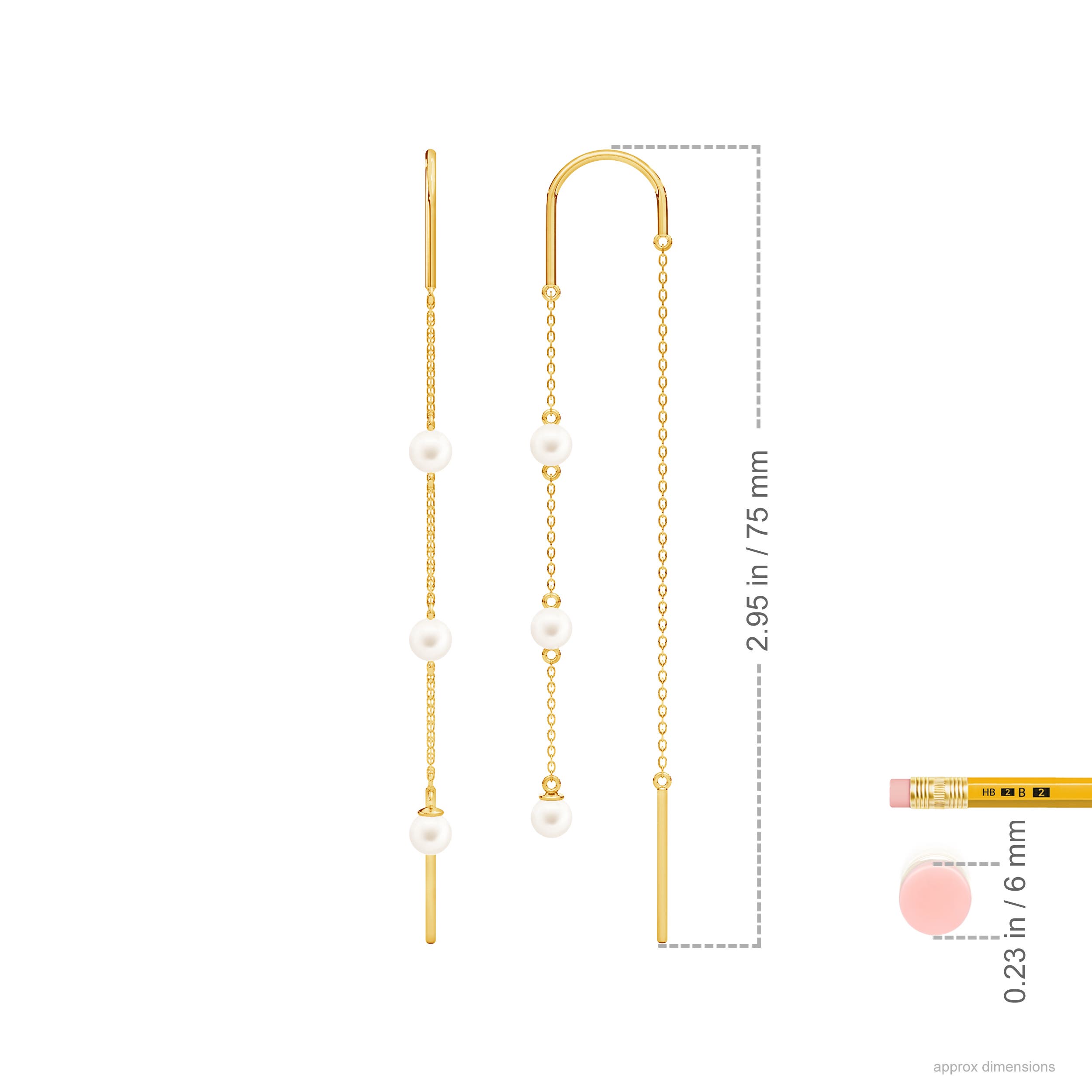 AA / 2.4 CT / 14 KT Yellow Gold