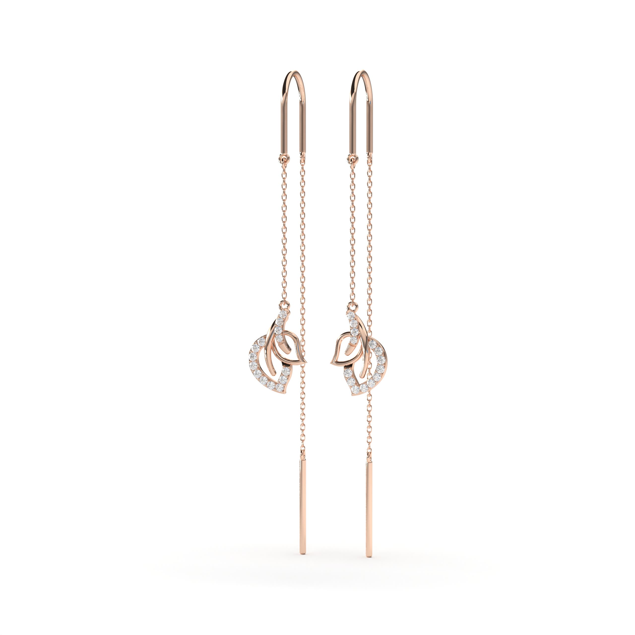 K, I3 / 0.22 CT / 14 KT Rose Gold