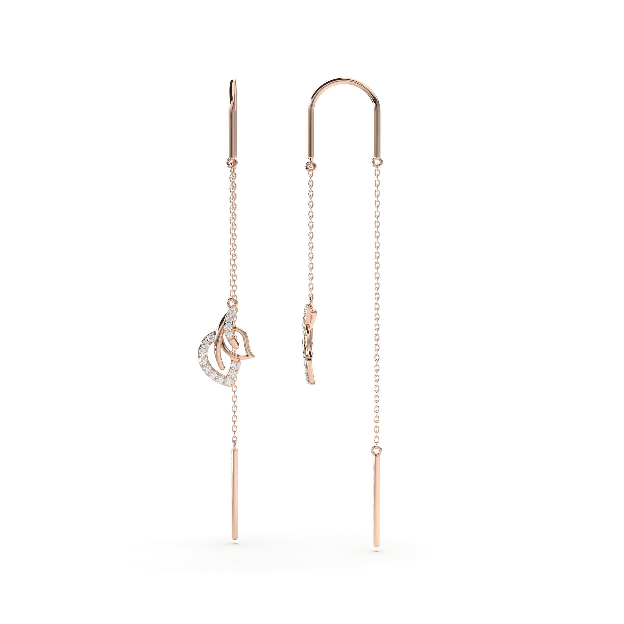 K, I3 / 0.22 CT / 14 KT Rose Gold