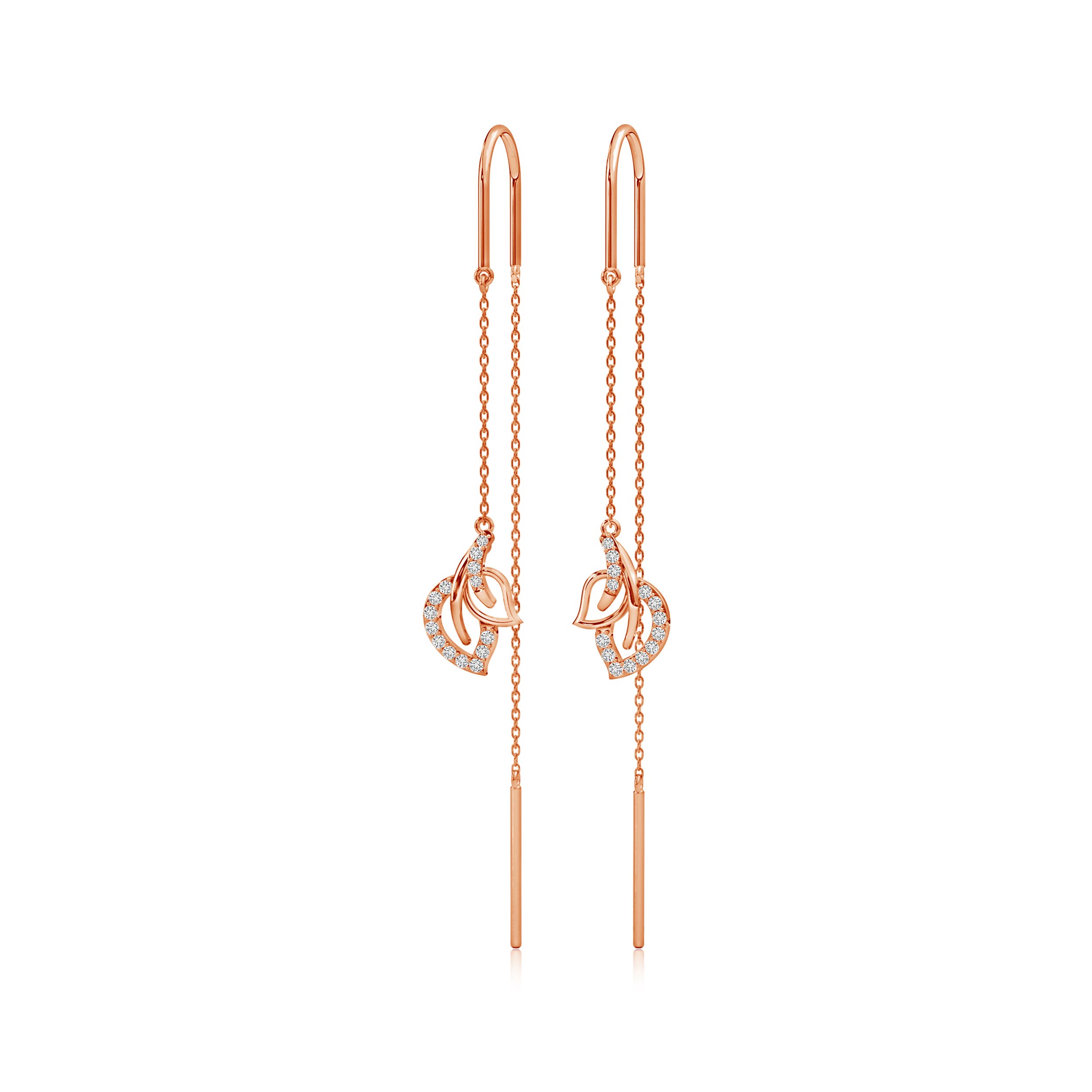 H, SI2 / 0.22 CT / 14 KT Rose Gold