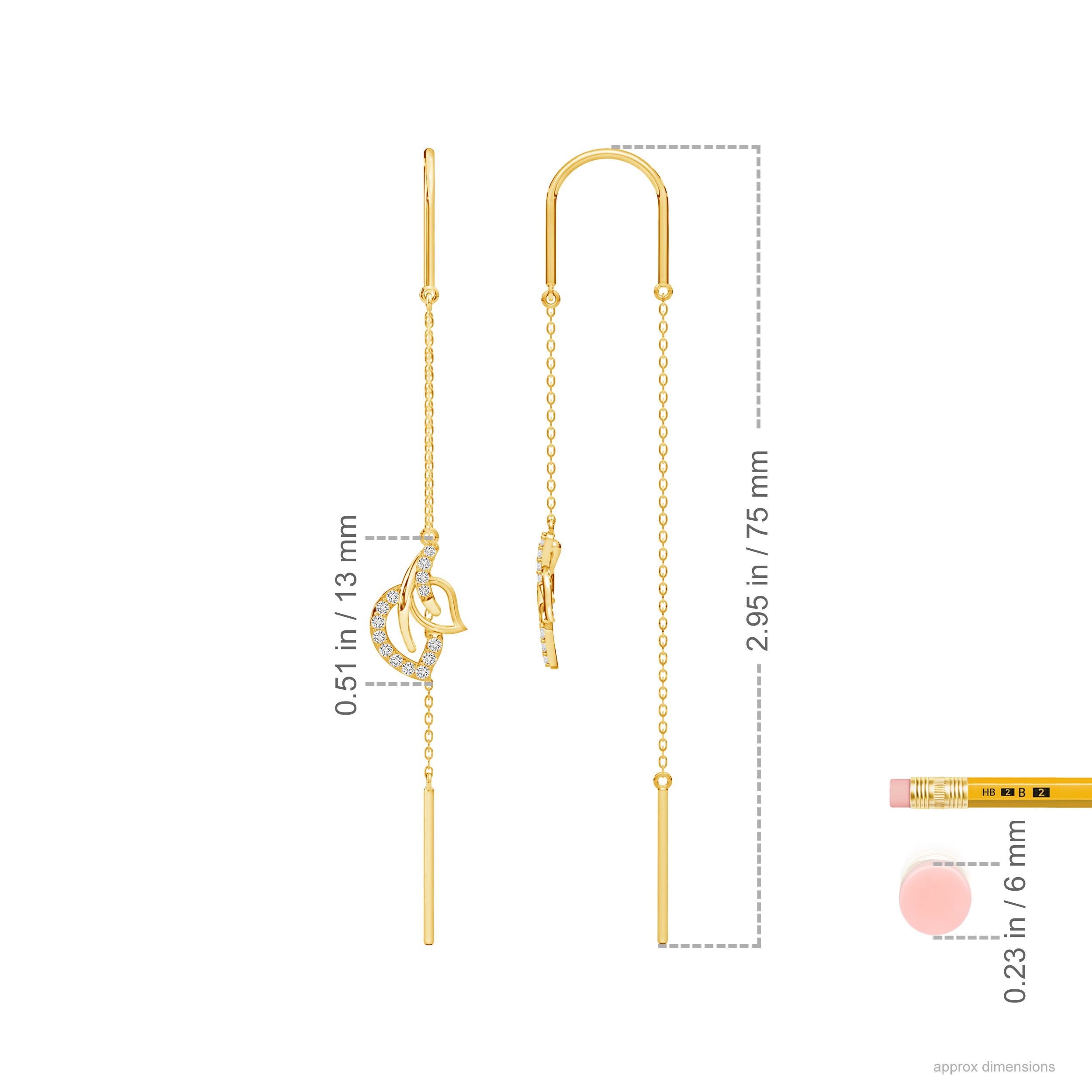 H, SI2 / 0.22 CT / 14 KT Yellow Gold