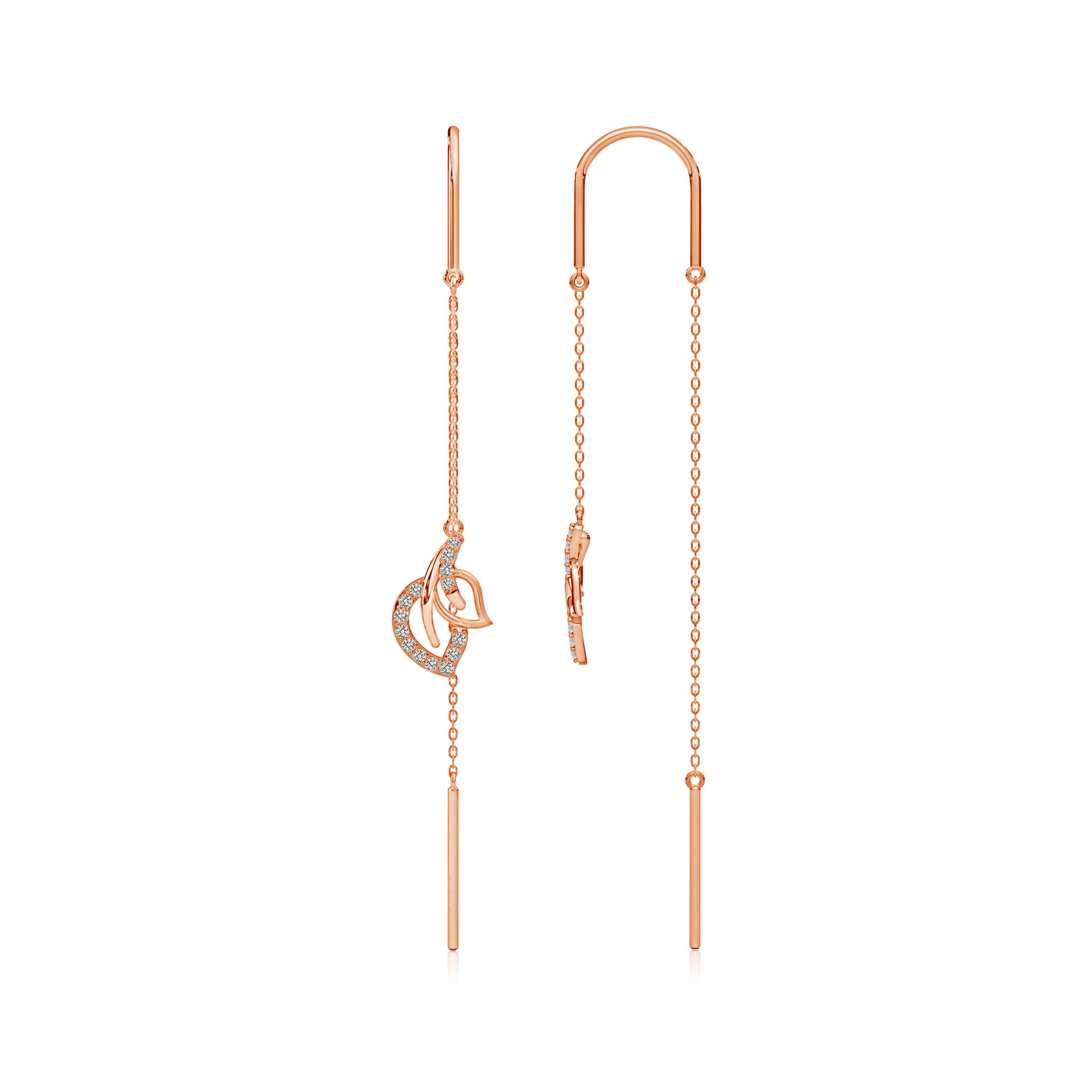 K, I3 / 0.22 CT / 14 KT Rose Gold