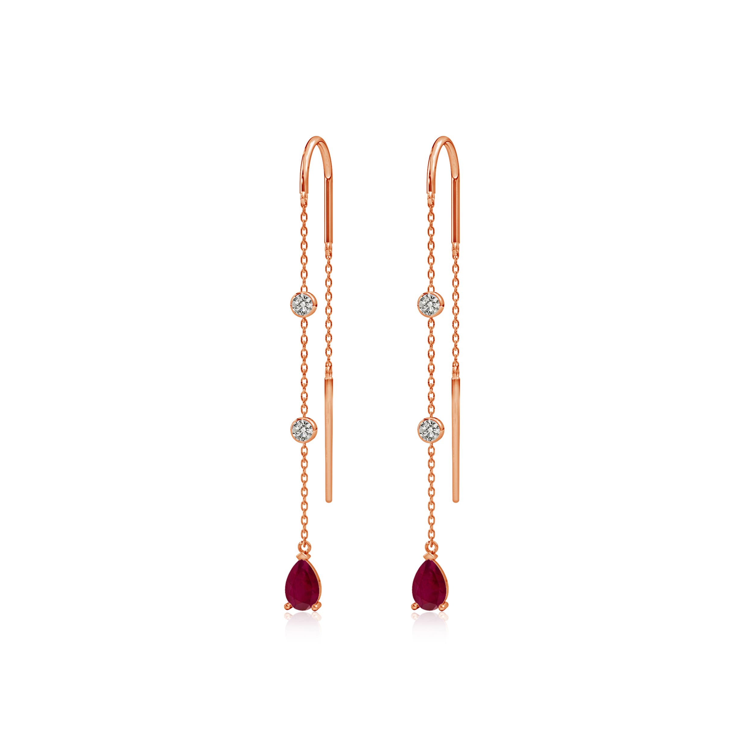 A - Ruby / 0.94 CT / 14 KT Rose Gold