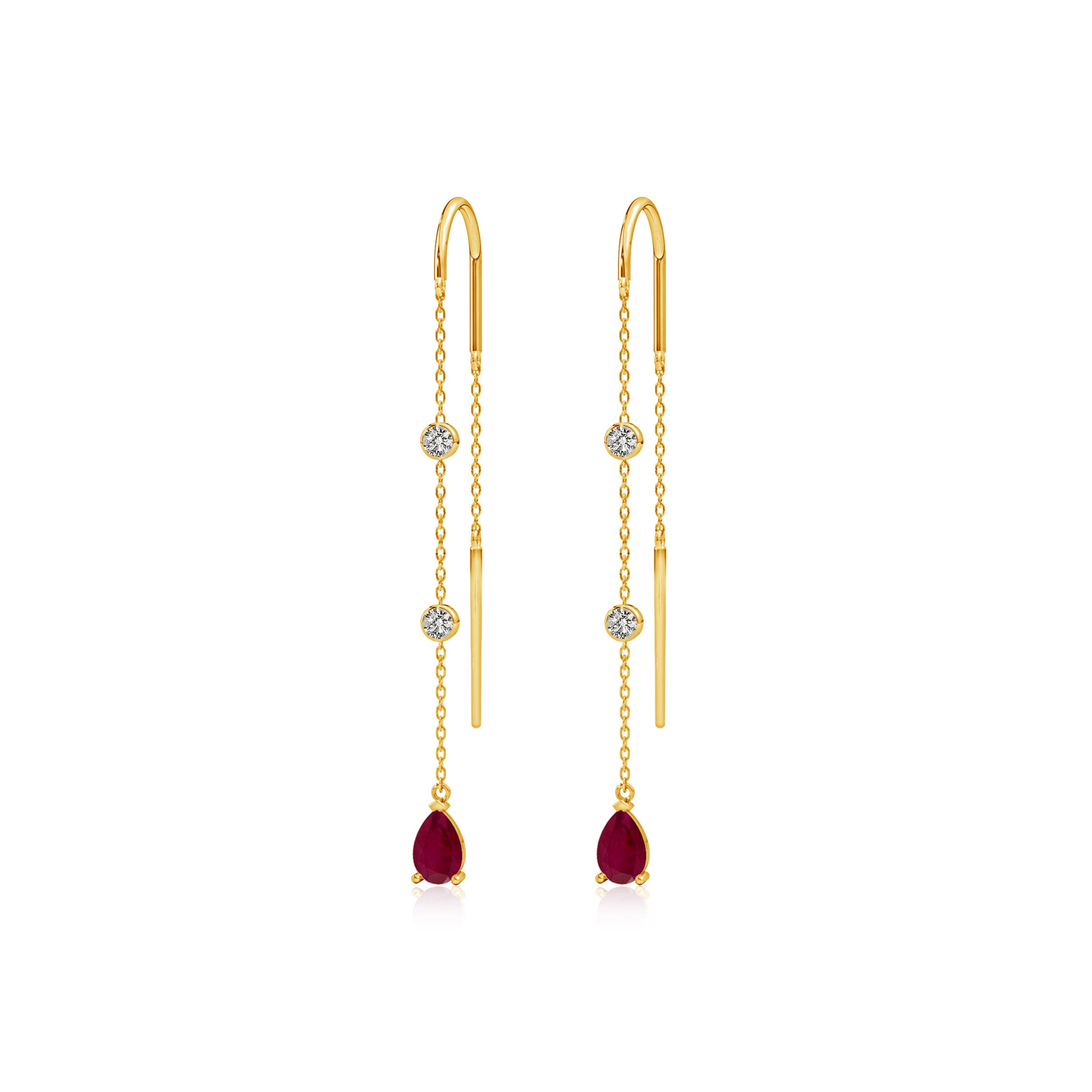 A - Ruby / 0.94 CT / 14 KT Yellow Gold