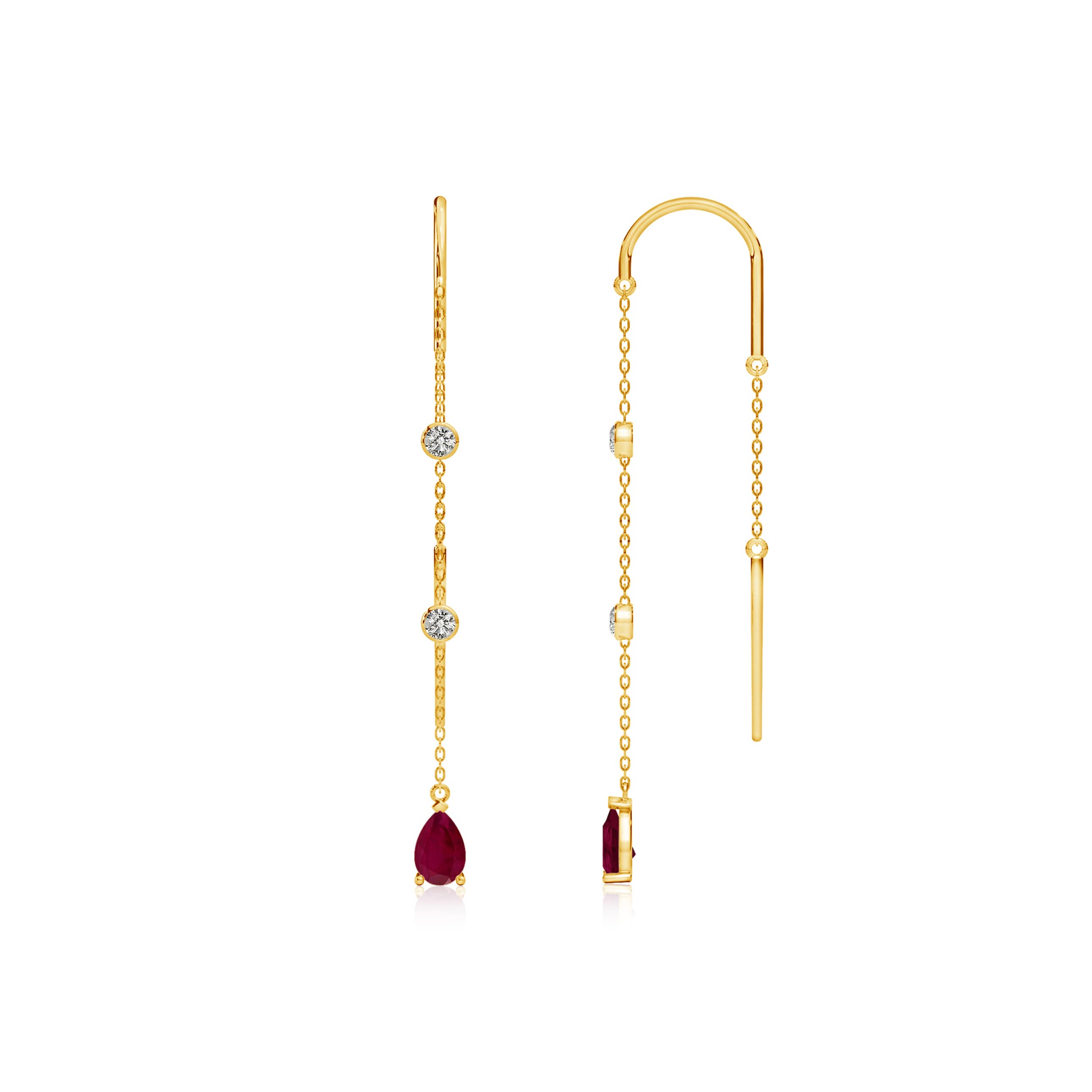 A - Ruby / 0.94 CT / 14 KT Yellow Gold