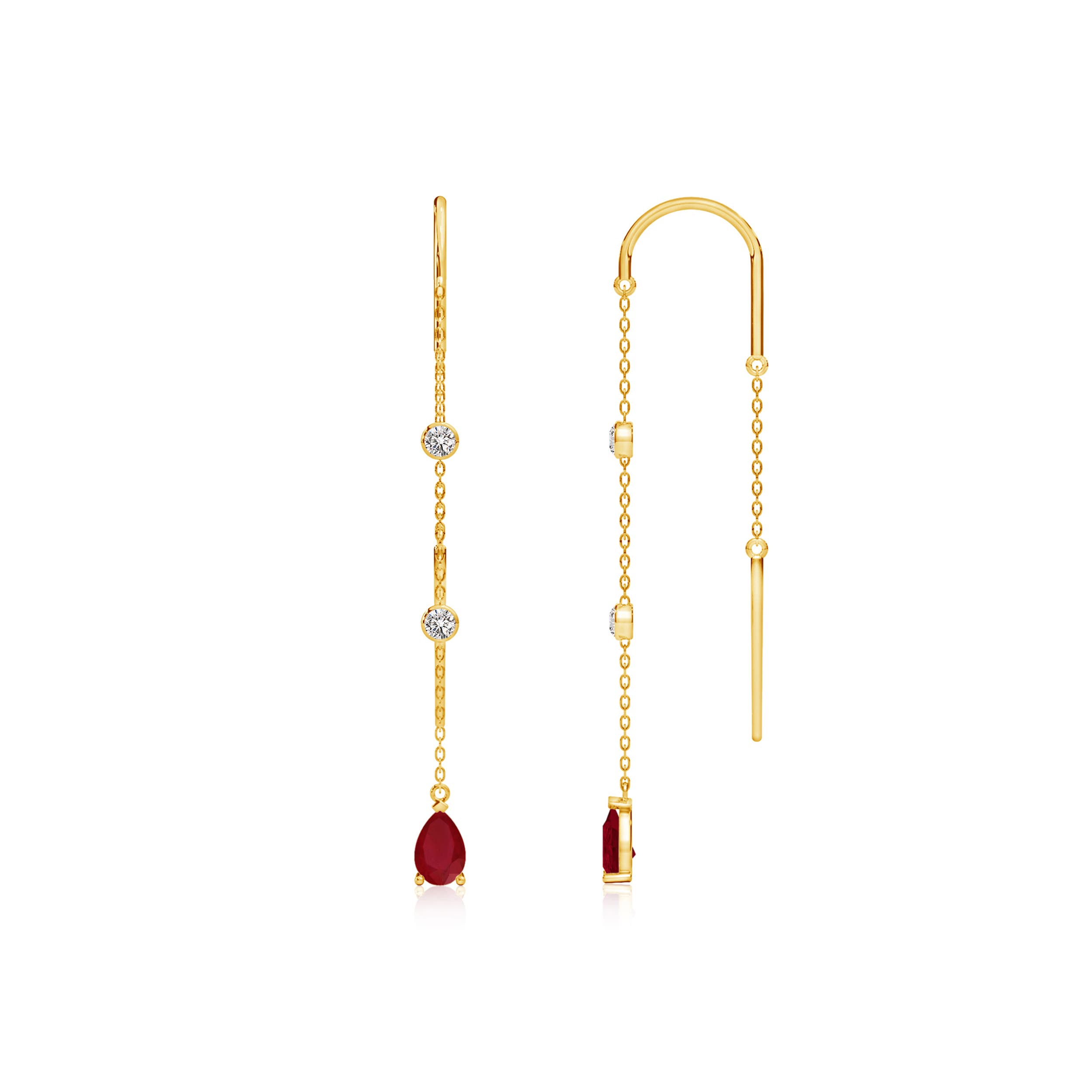 AA - Ruby / 0.94 CT / 14 KT Yellow Gold