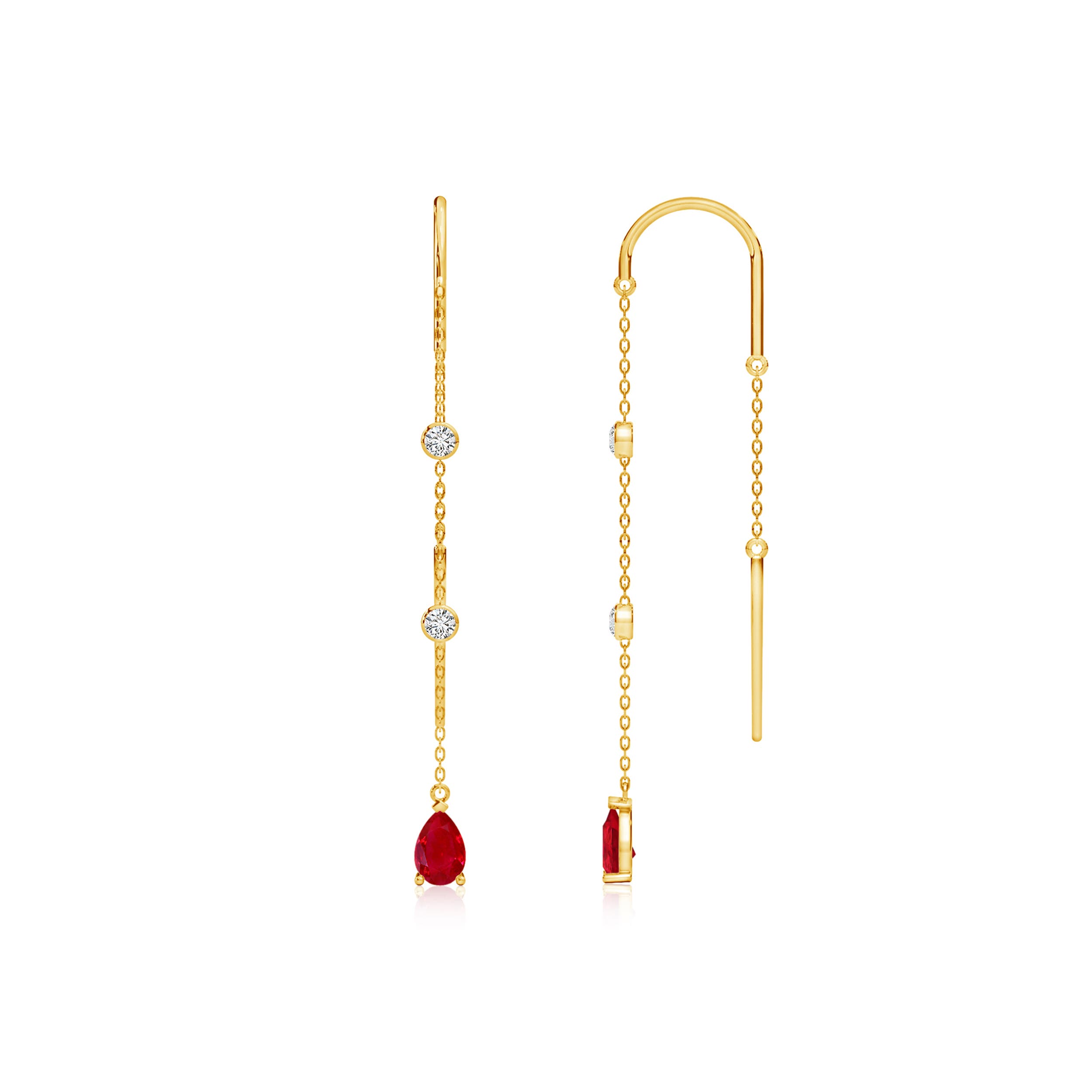 AAA - Ruby / 0.94 CT / 14 KT Yellow Gold