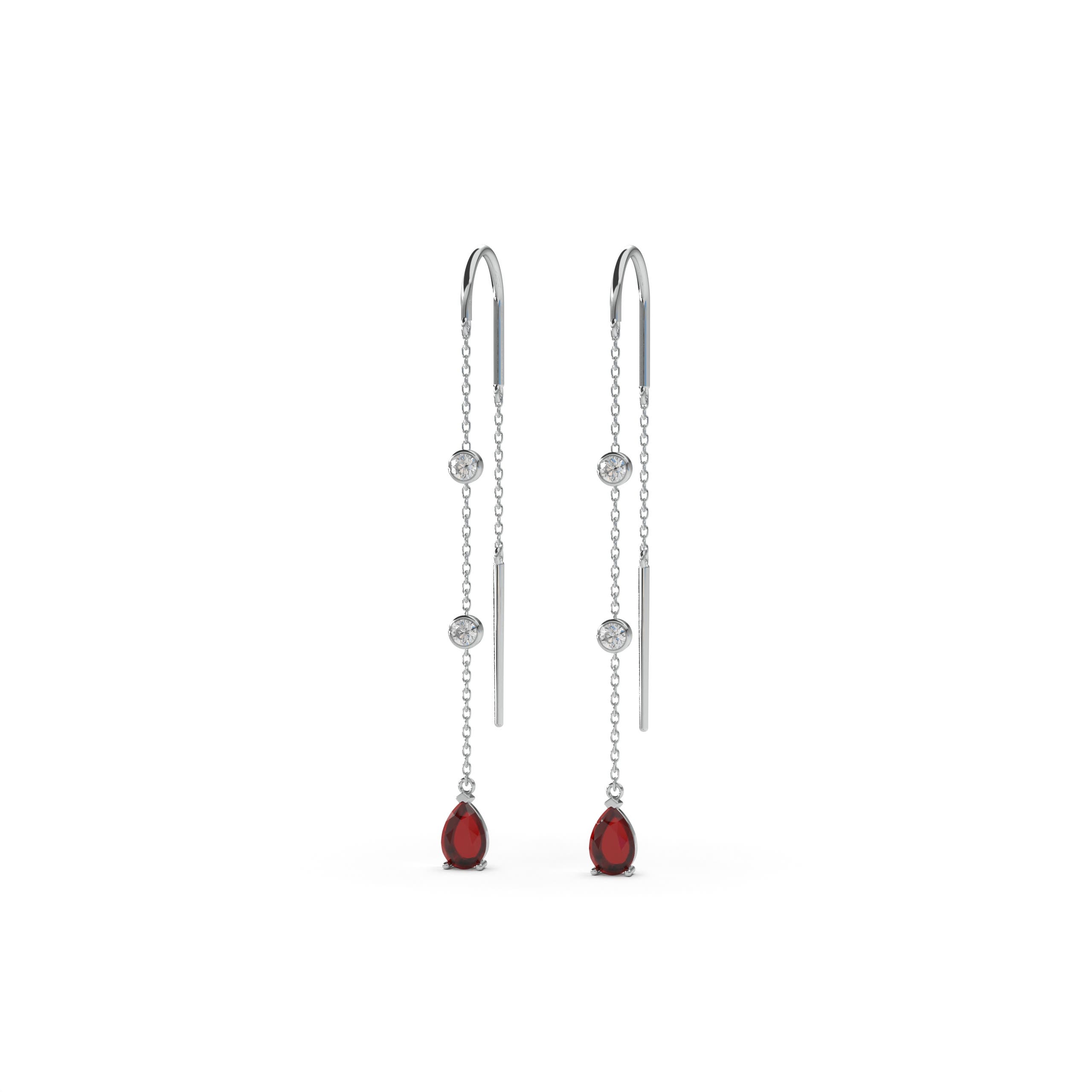 A - Ruby / 0.94 CT / 14 KT White Gold