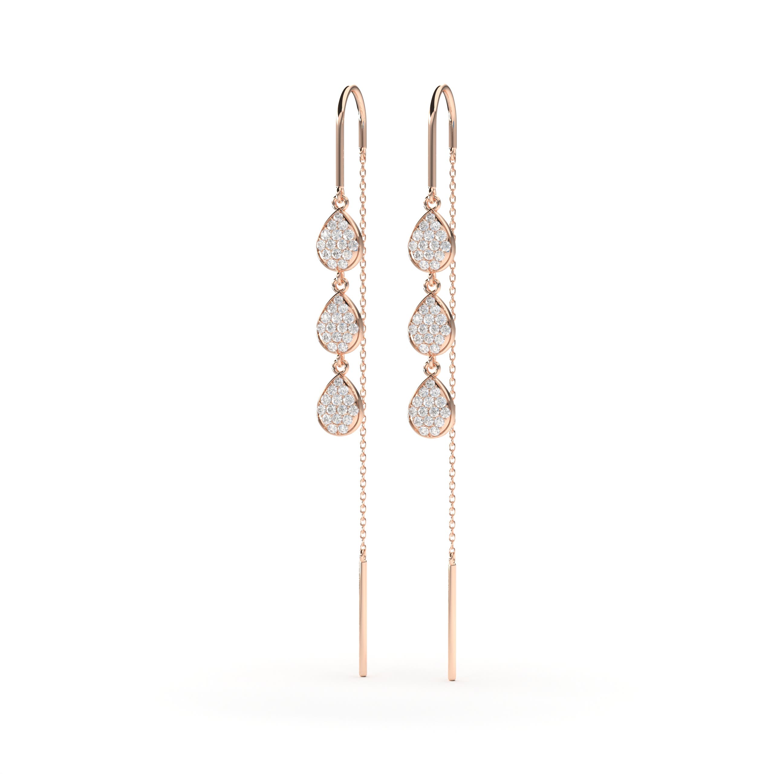 K, I3 / 0.74 CT / 14 KT Rose Gold