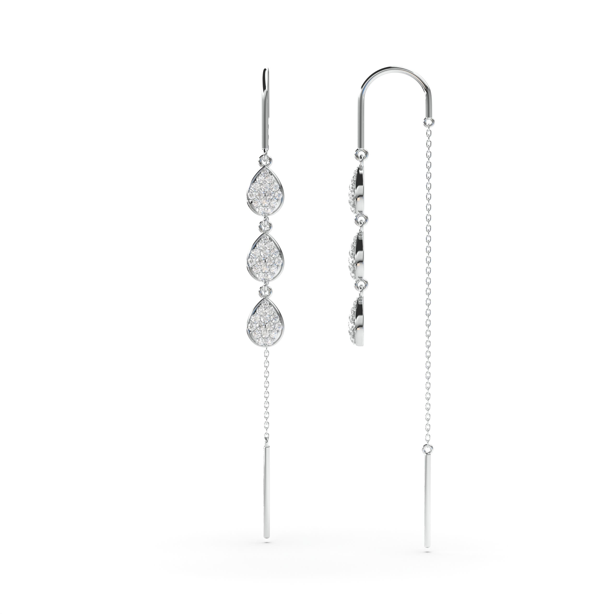 K, I3 / 0.74 CT / 14 KT White Gold