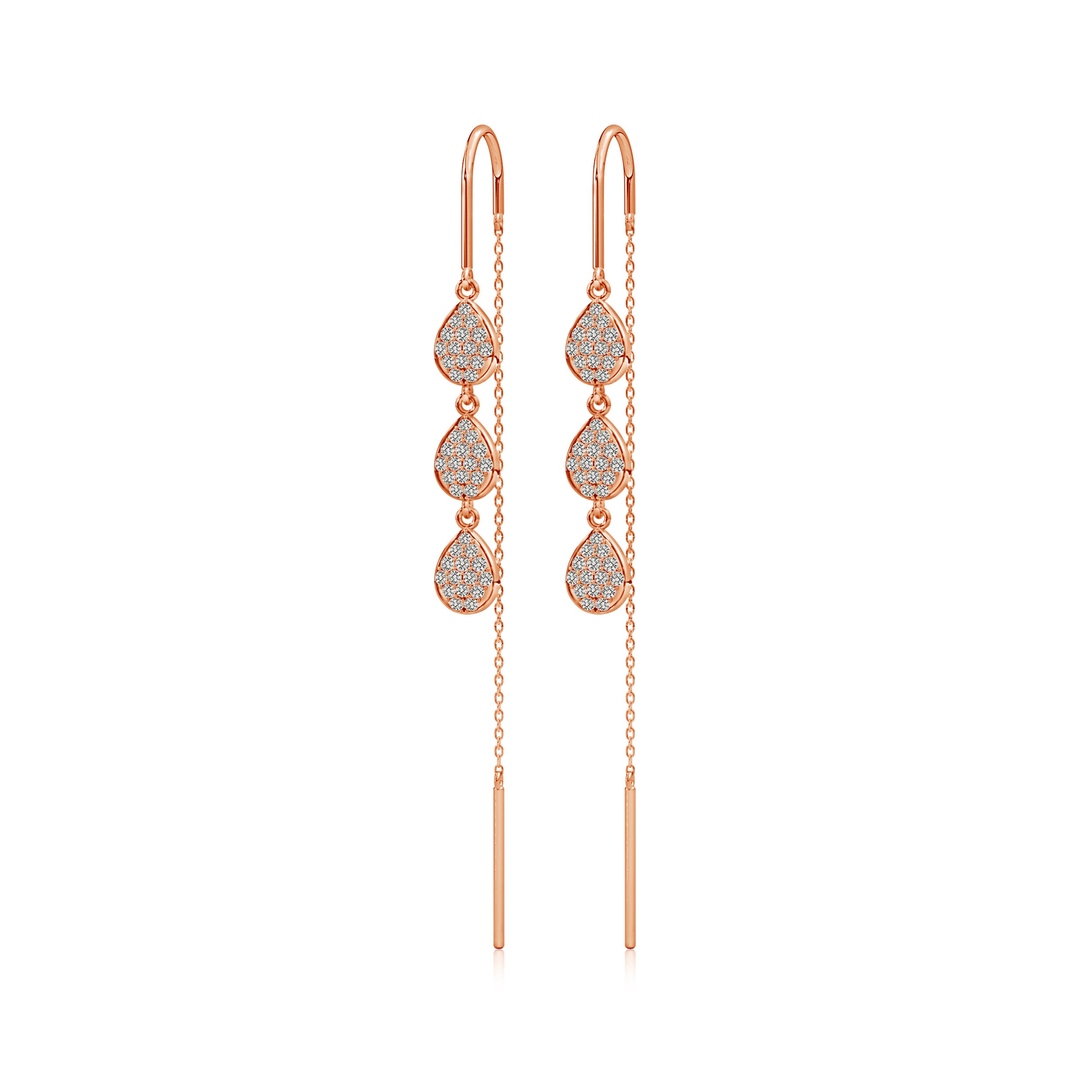 K, I3 / 0.74 CT / 14 KT Rose Gold