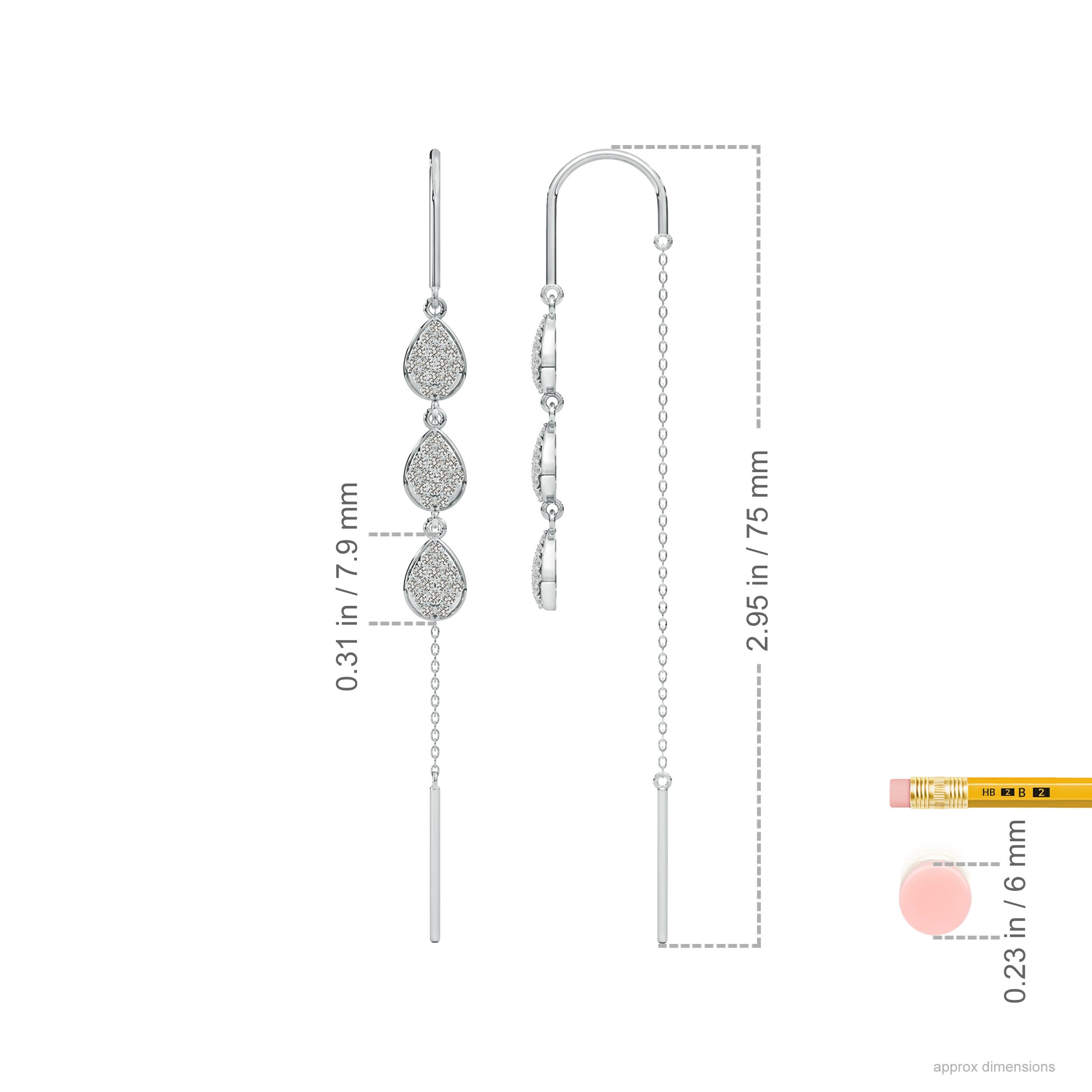 K, I3 / 0.74 CT / 14 KT White Gold