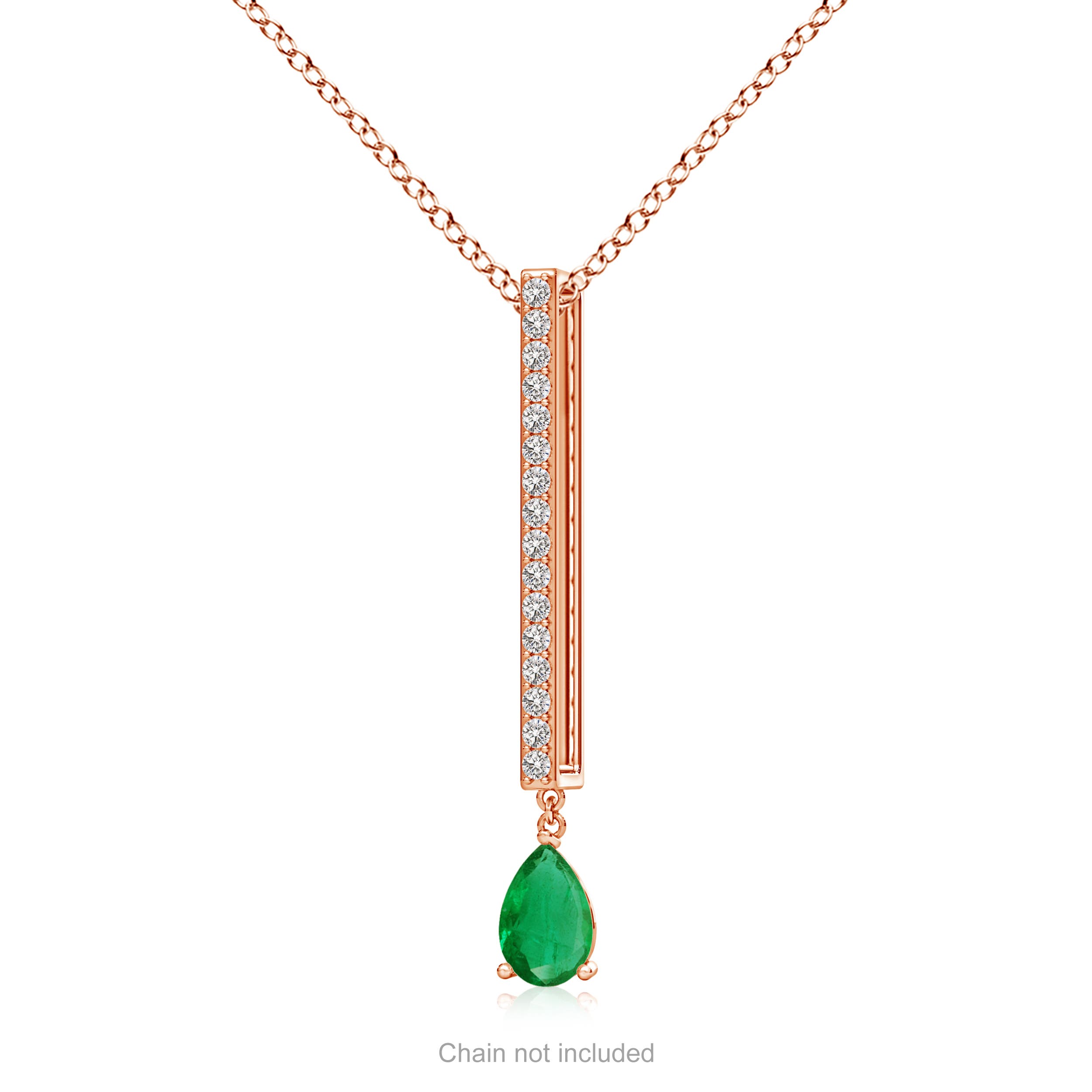 AA - Emerald / 0.48 CT / 14 KT Rose Gold