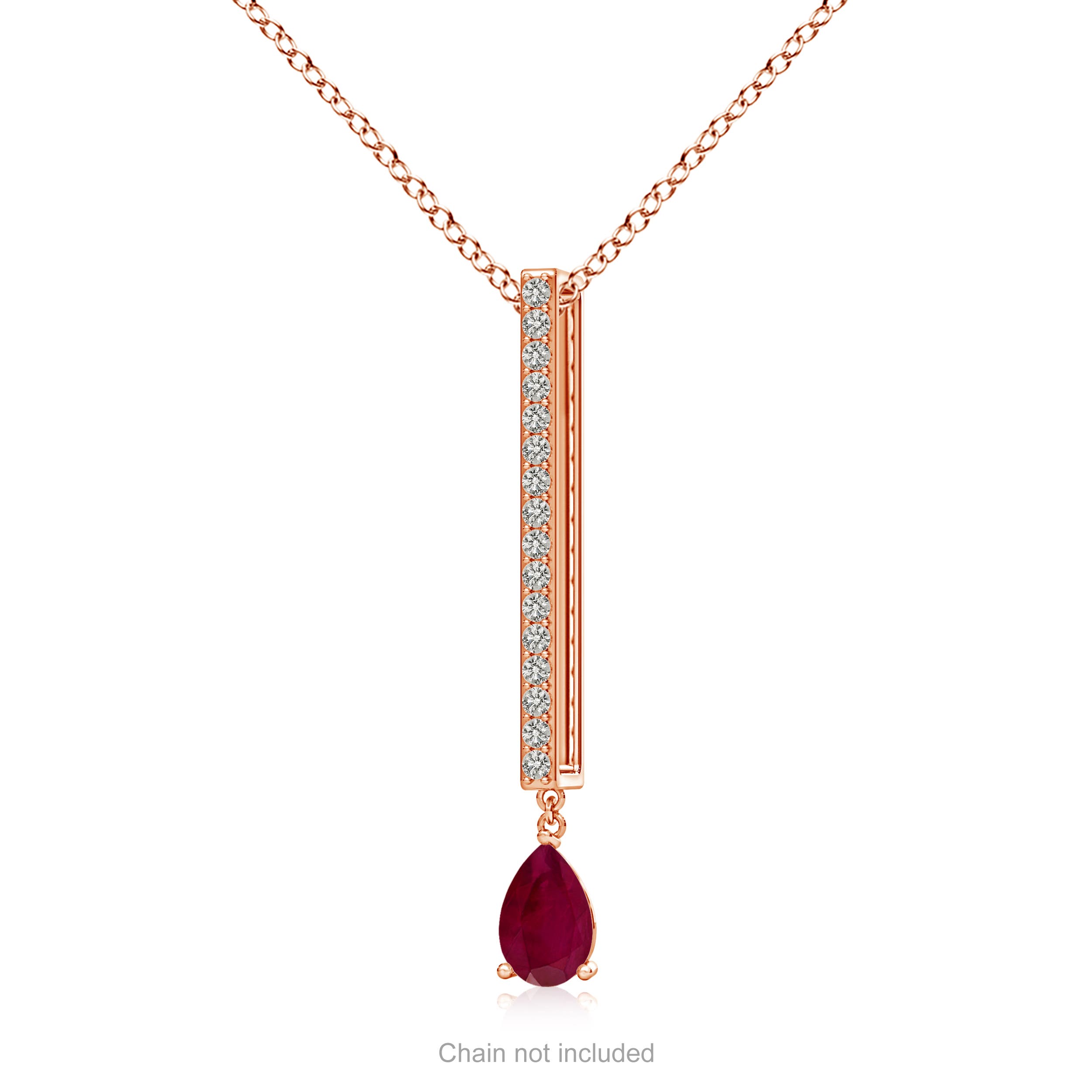 A - Ruby / 0.53 CT / 14 KT Rose Gold