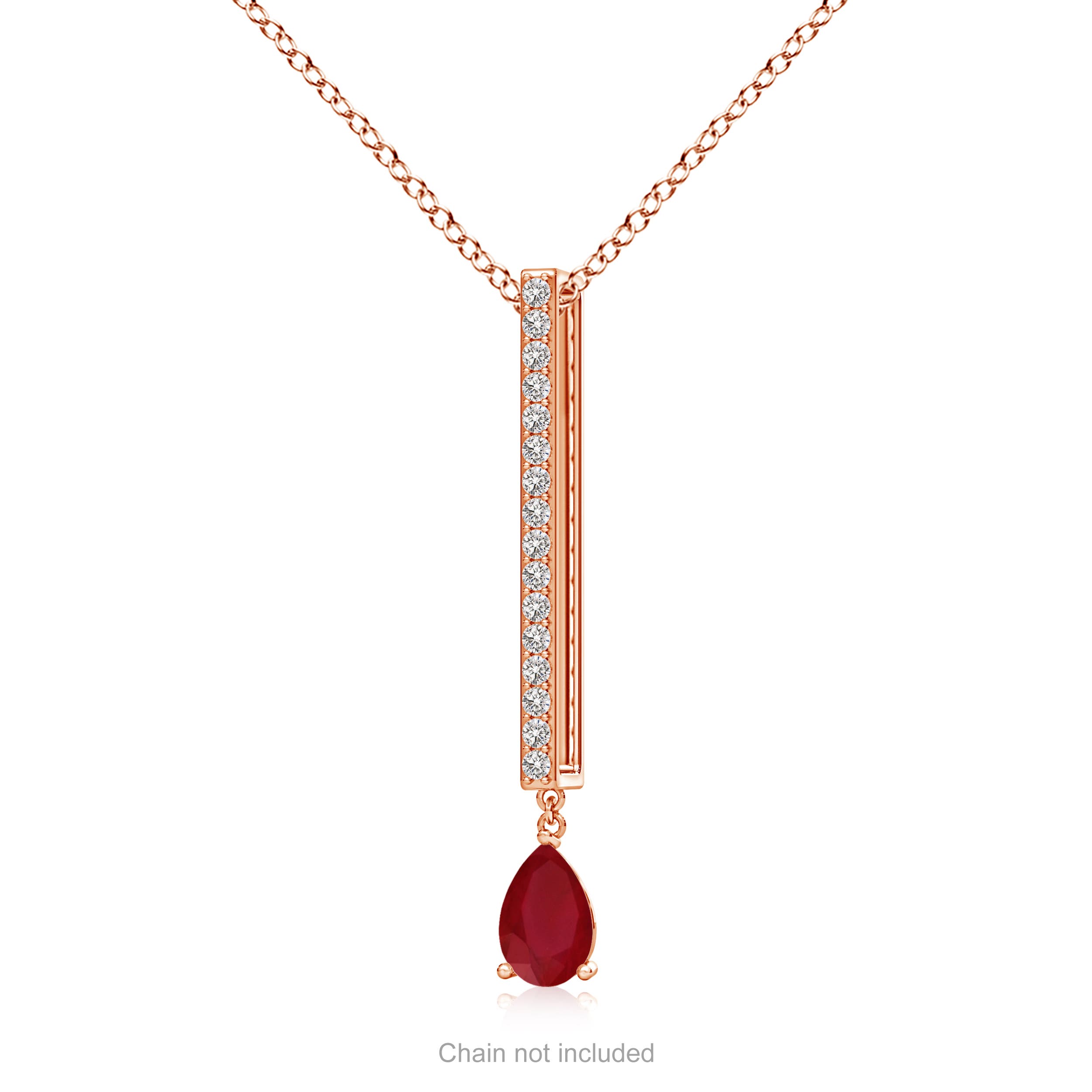 AA - Ruby / 0.53 CT / 14 KT Rose Gold