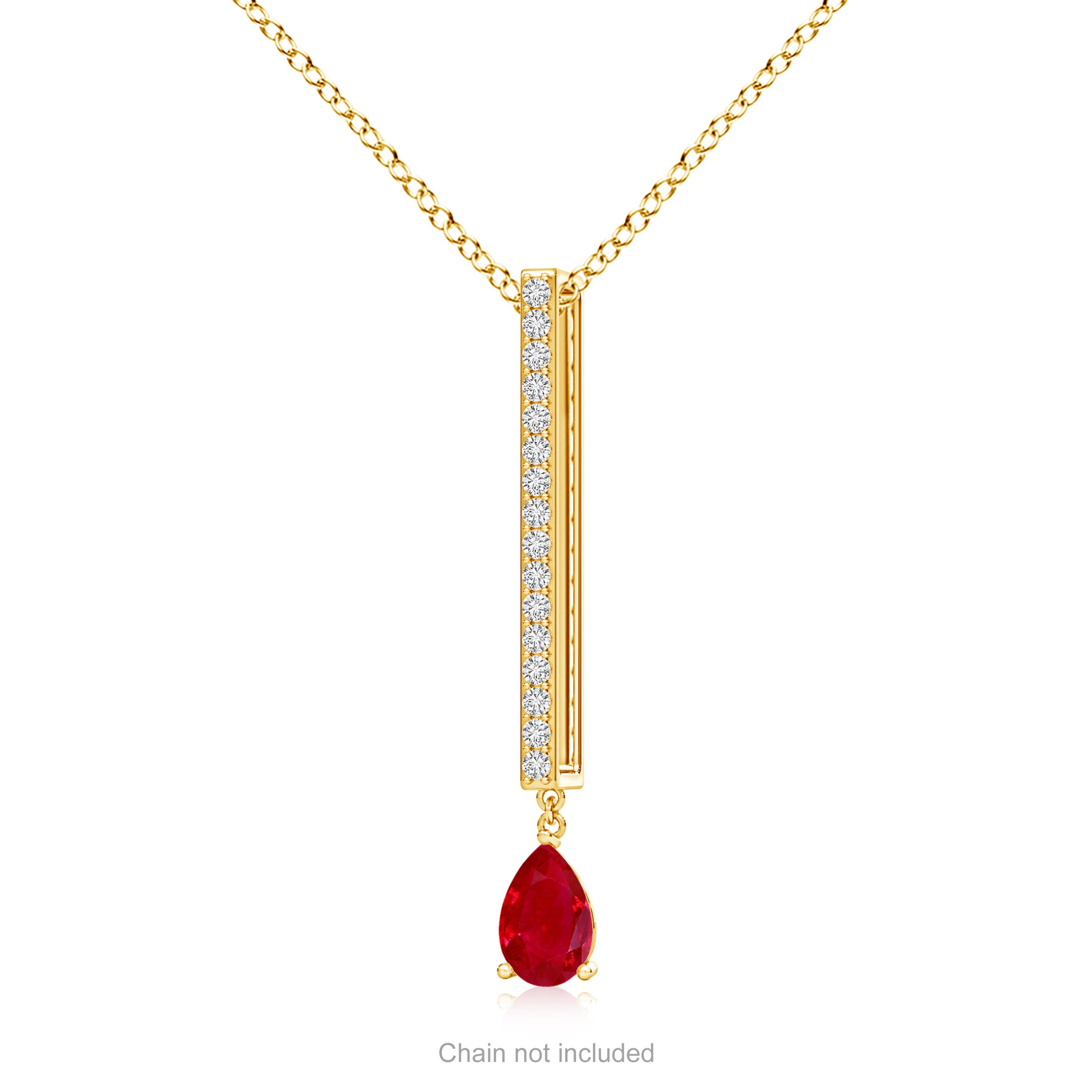 AAA - Ruby / 0.53 CT / 14 KT Yellow Gold