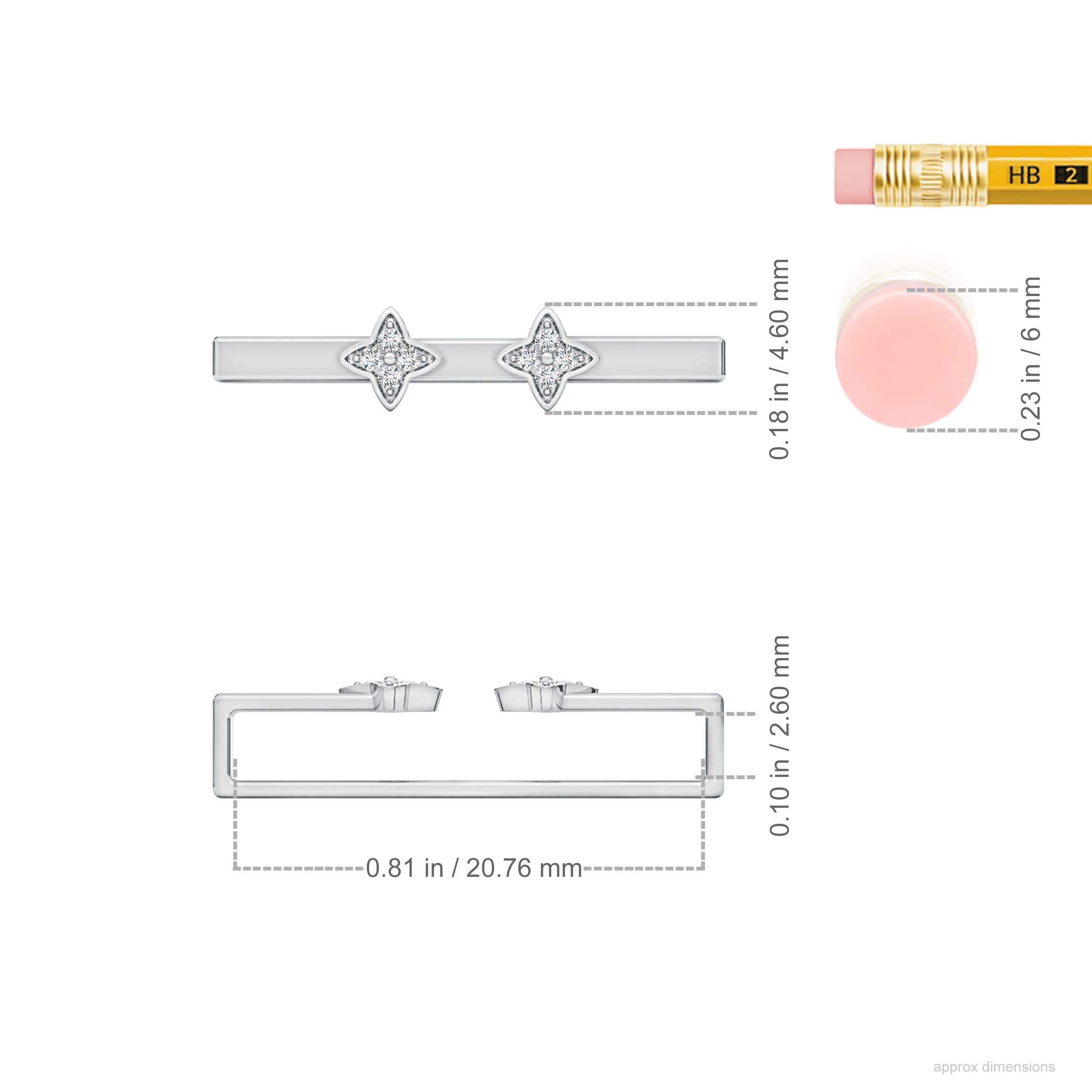 G, VS2 / 0.04 CT / 14 KT White Gold