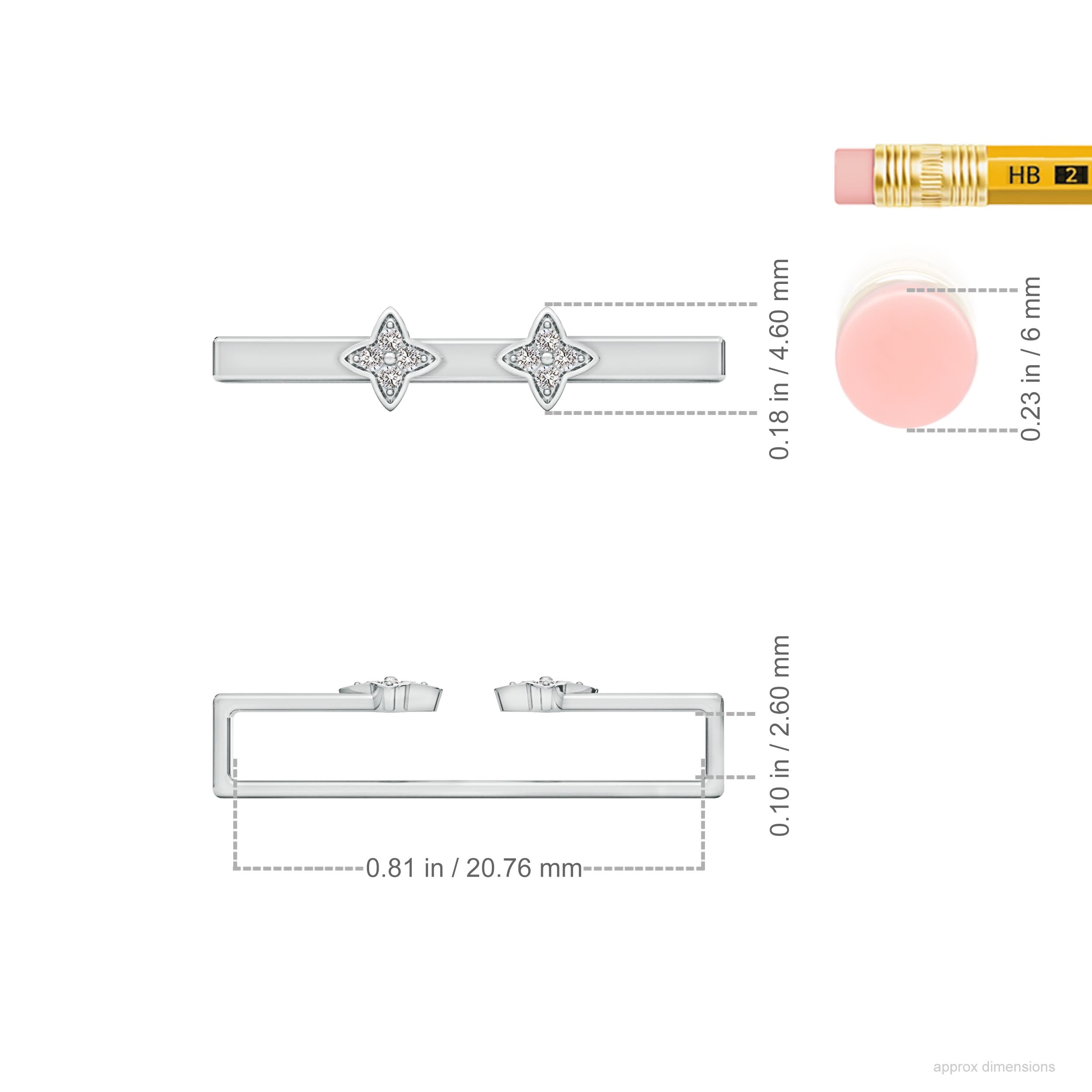 I-J, I1-I2 / 0.04 CT / 14 KT White Gold