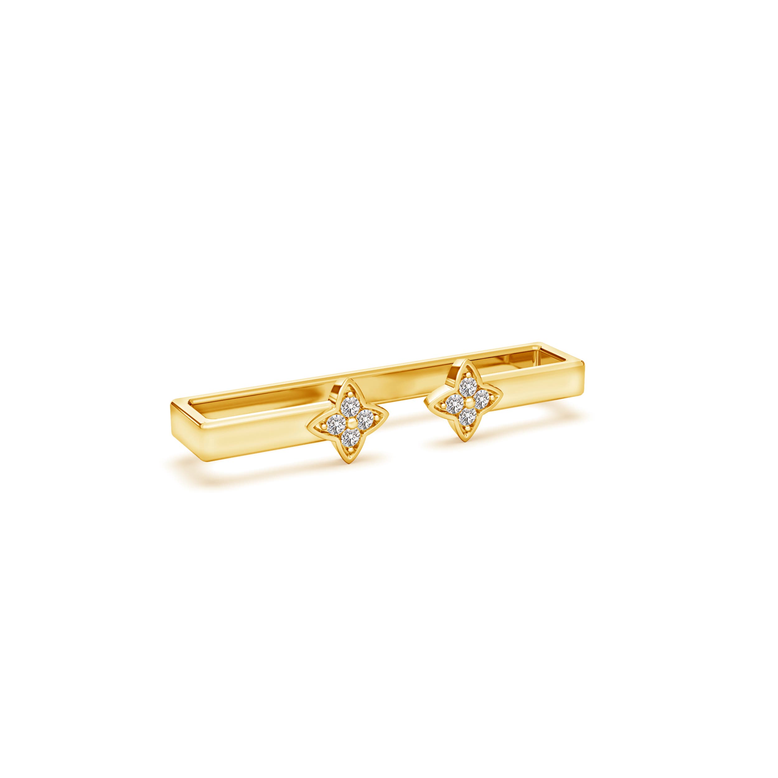 I-J, I1-I2 / 0.04 CT / 14 KT Yellow Gold