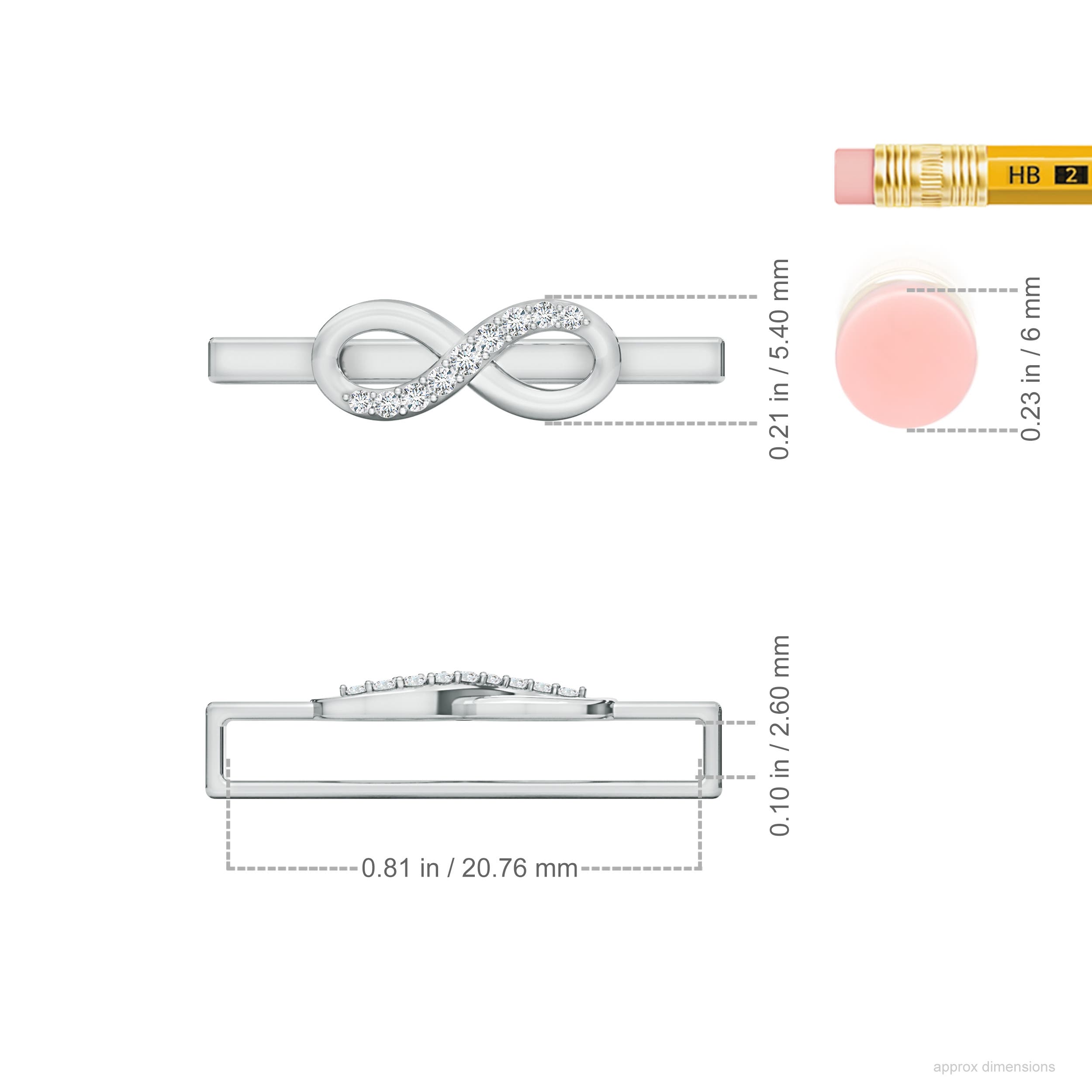 G, VS2 / 0.064 CT / 14 KT White Gold