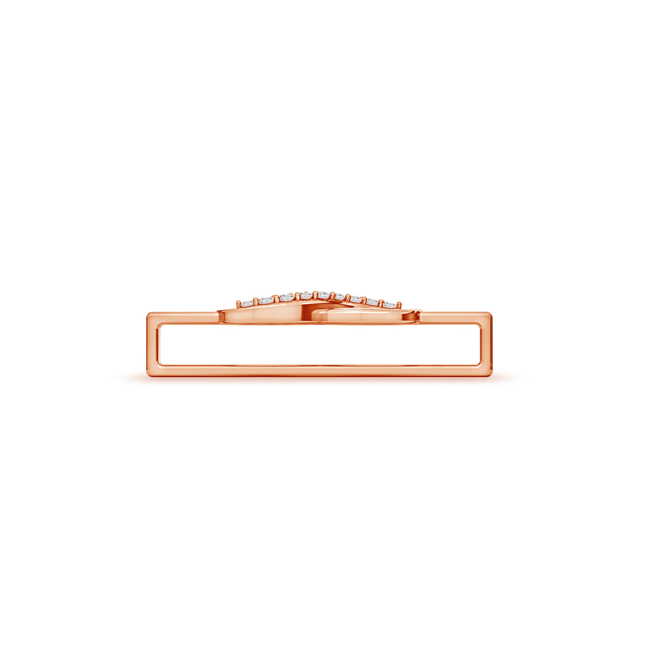 I-J, I1-I2 / 0.064 CT / 14 KT Rose Gold