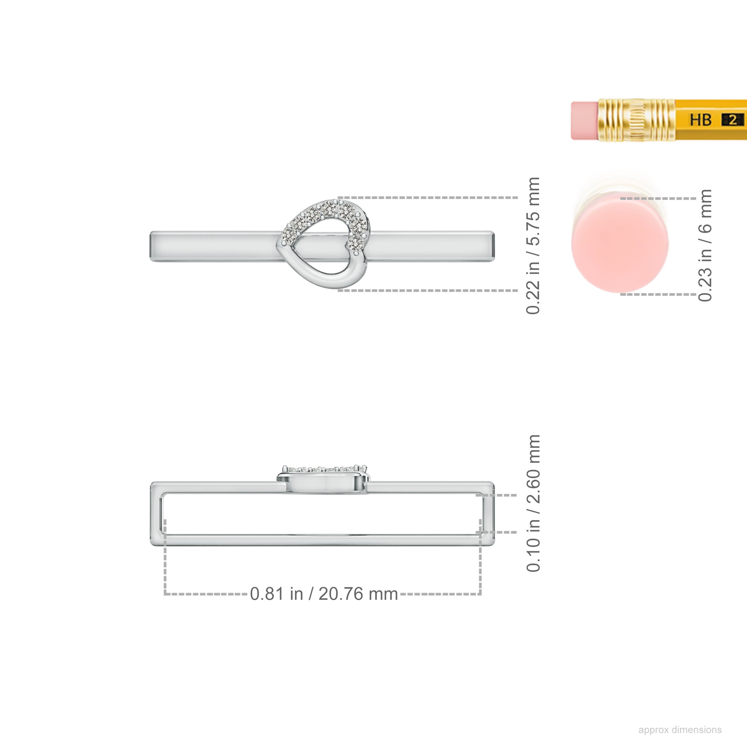 K, I3 / 0.0315 CT / 14 KT White Gold