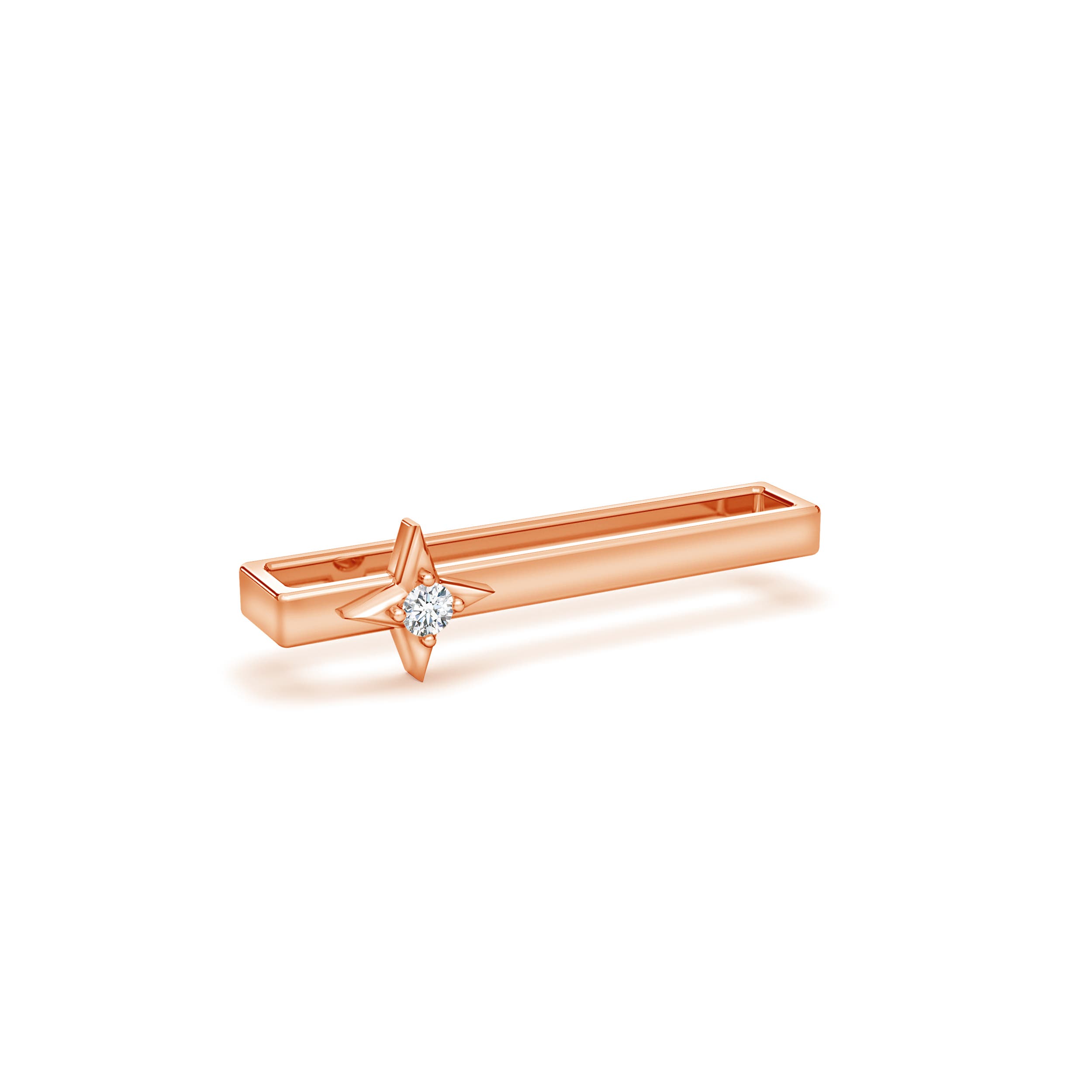 G, VS2 / 0.014 CT / 14 KT Rose Gold